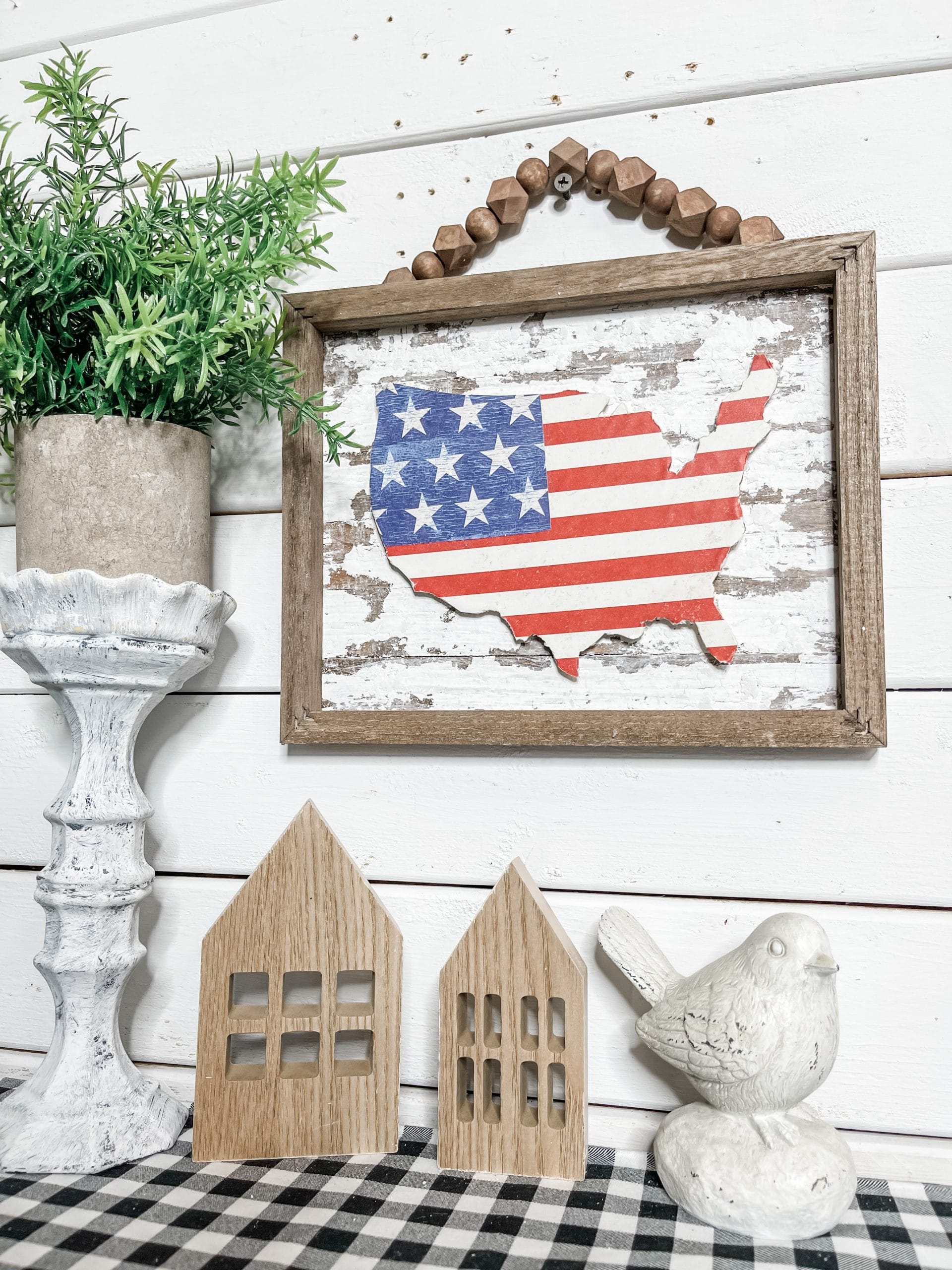 Chippy USA Reverse Canvas DIY Home Decor