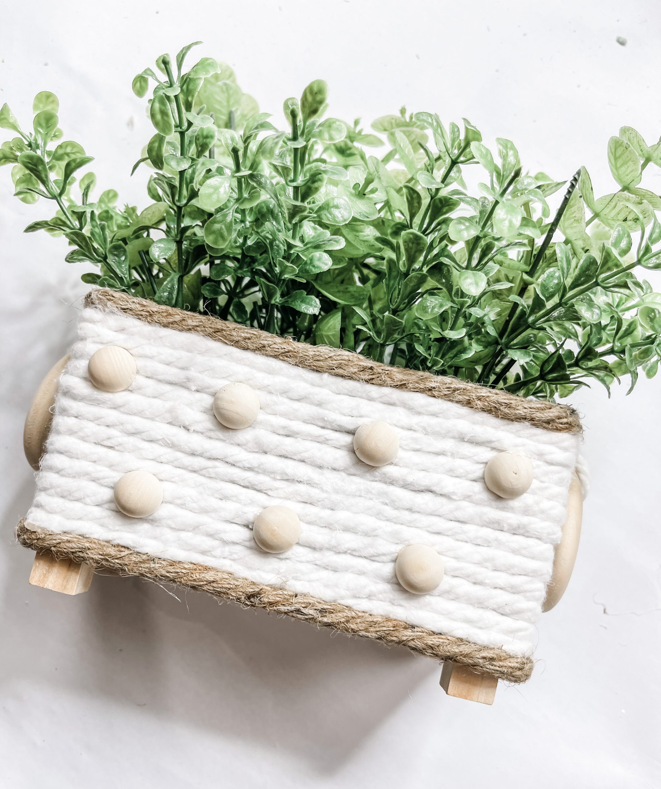 DIY Mop String Planter