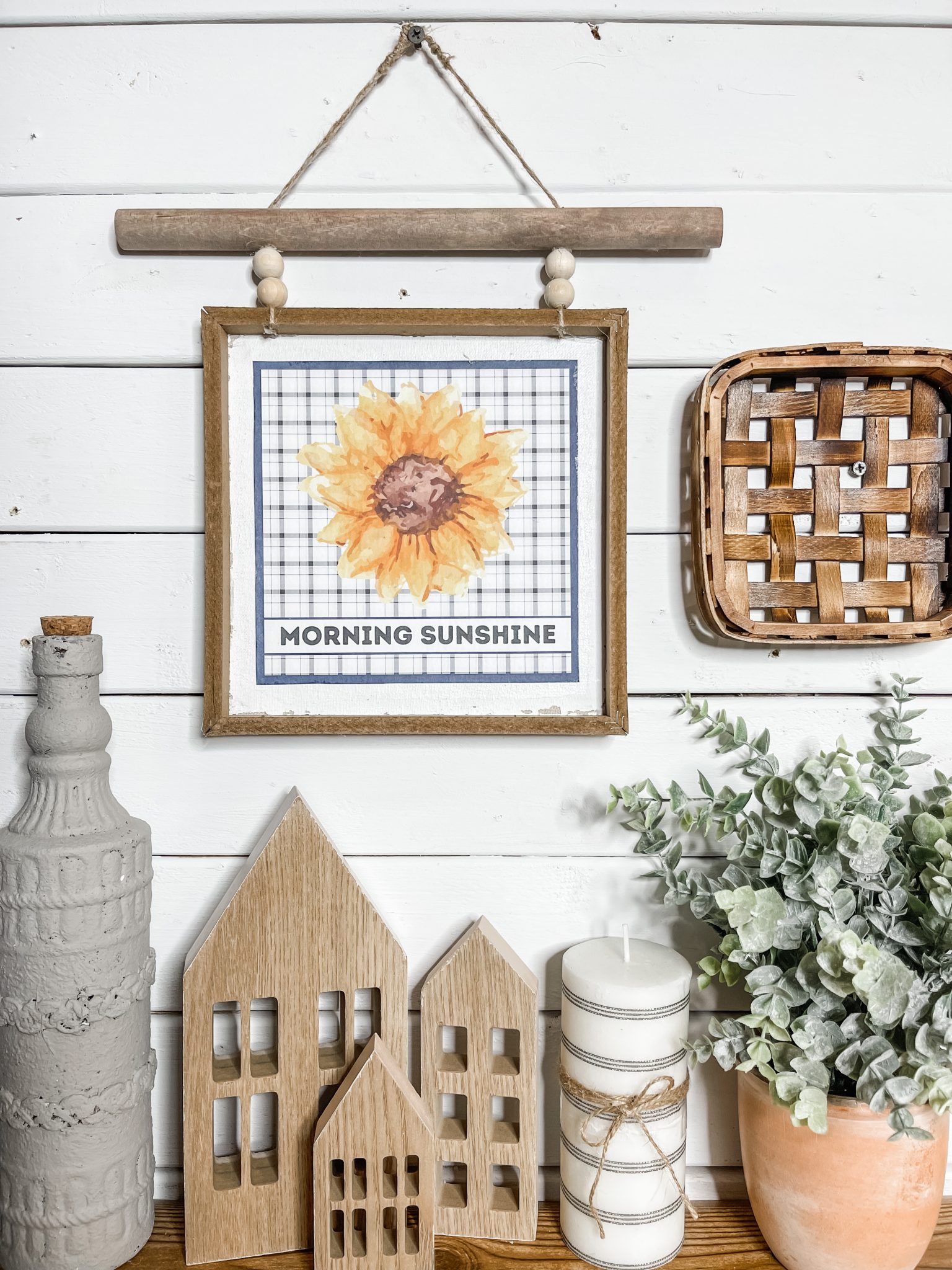 FREE Sunflower Printable DIY Home Decor Easy DIY Tutorial