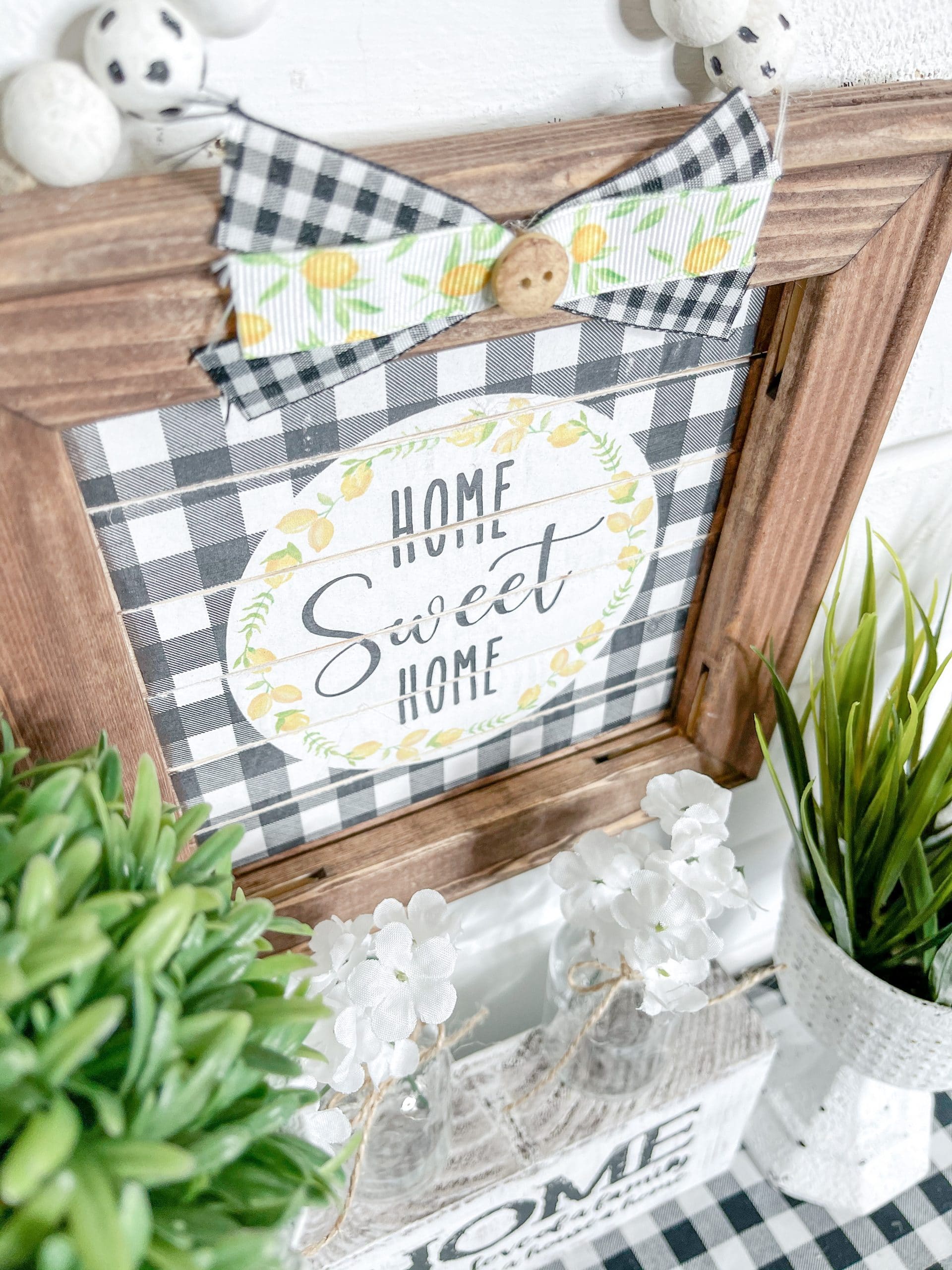 Home Sweet Home Lemon Printable DIY Decor