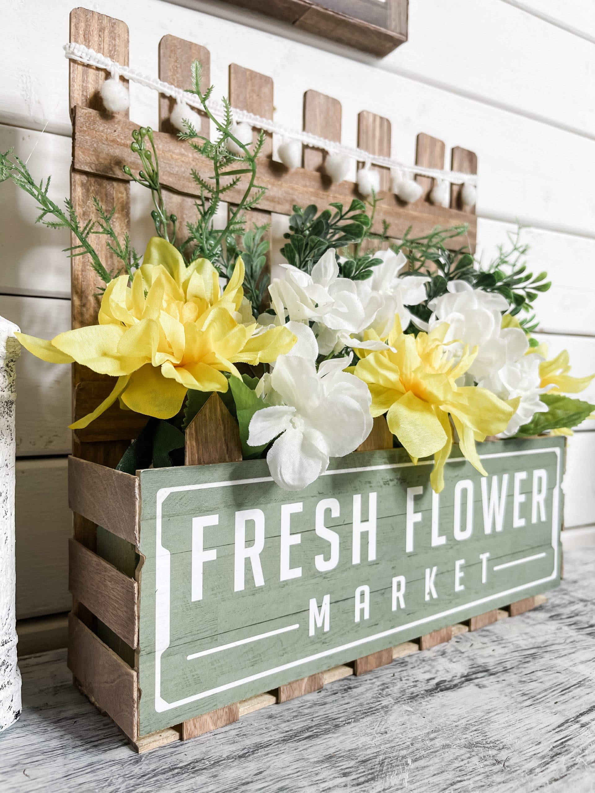 Easy Paint Stick DIY Planter Box