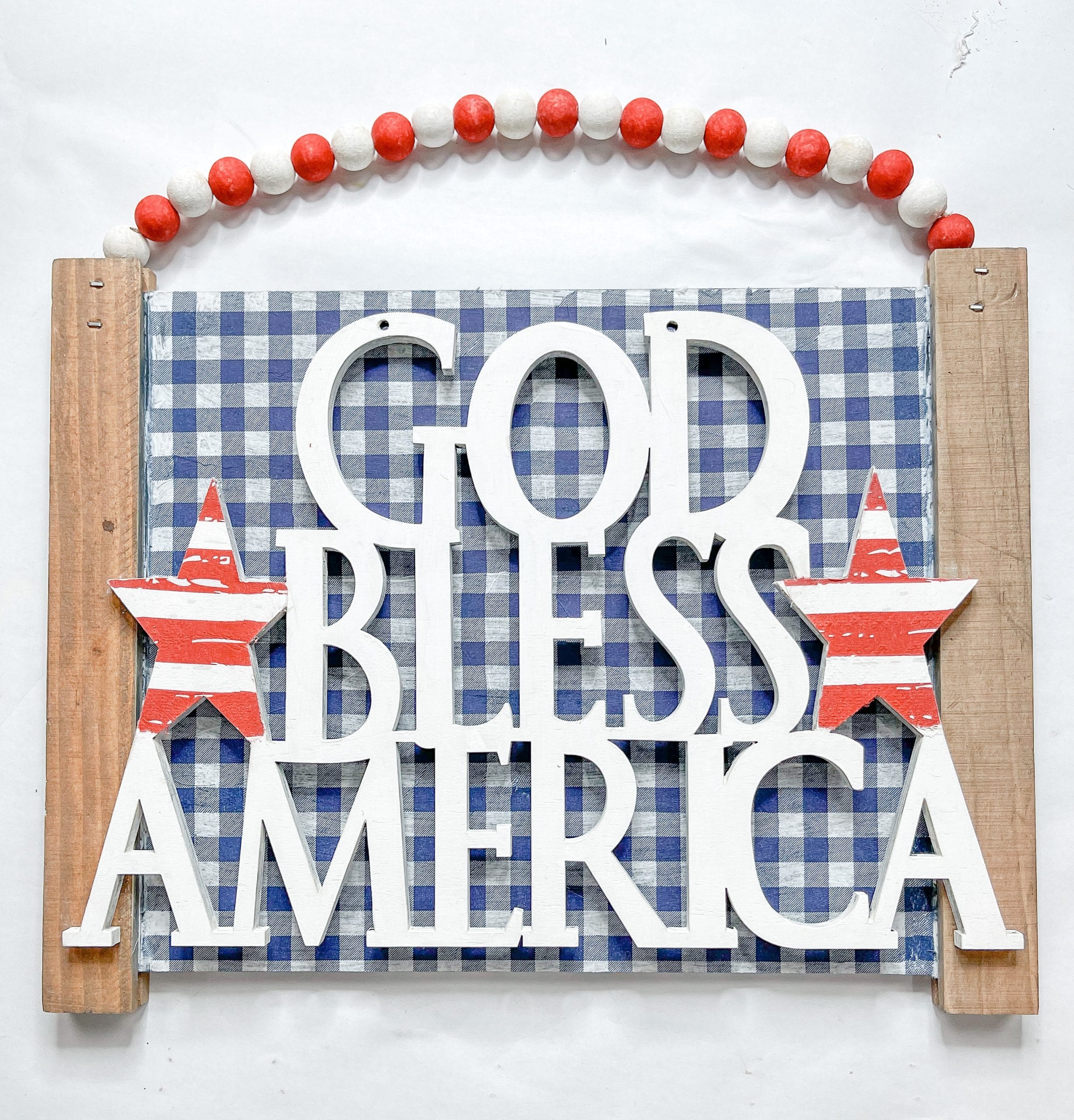 DIY God Bless America Sign