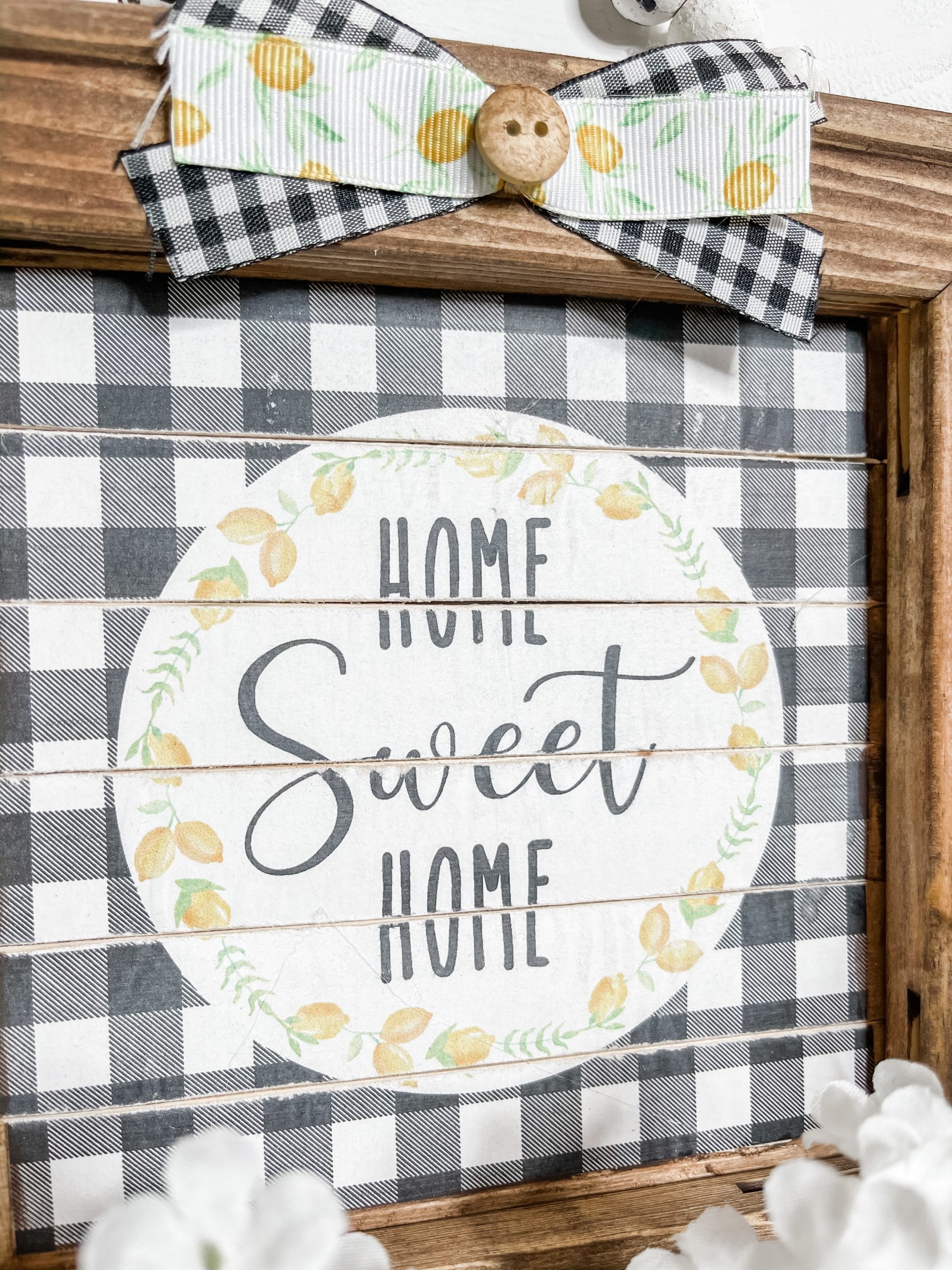 Home Sweet Home Lemon Printable DIY Decor