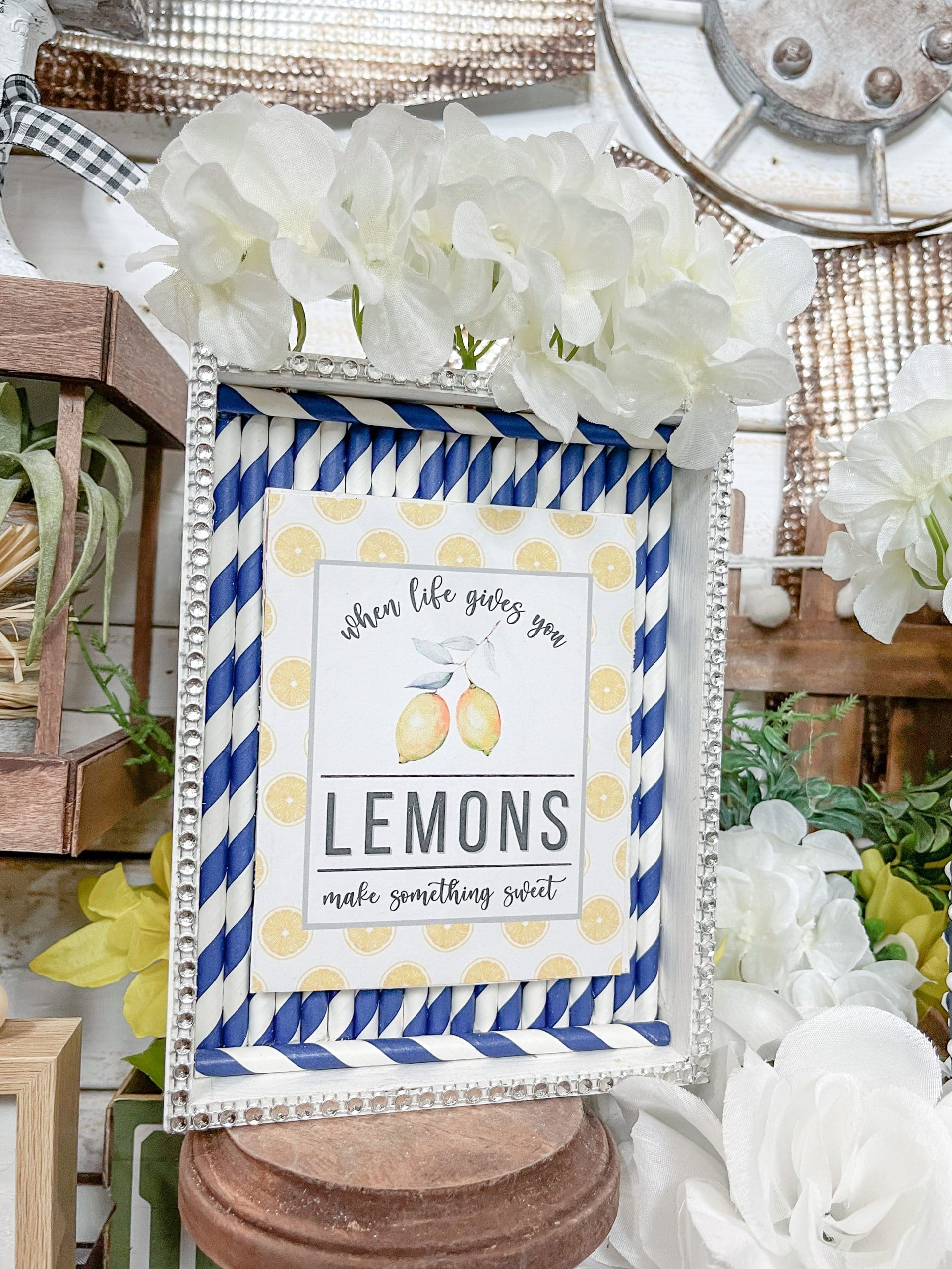 3 Lemon Printable DIY Decor Ideas for a Tiered Tray