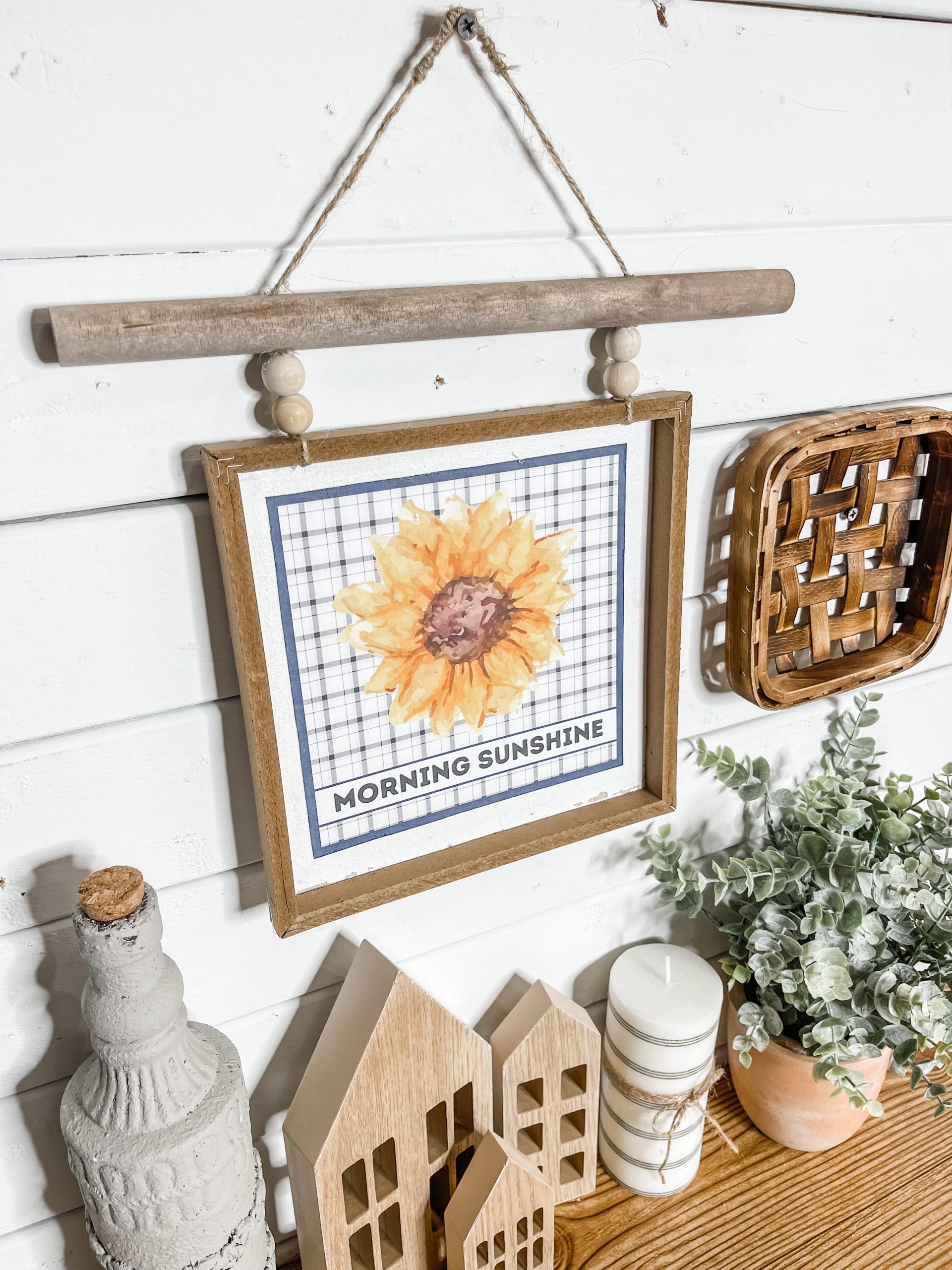 FREE Sunflower Printable DIY Home Decor