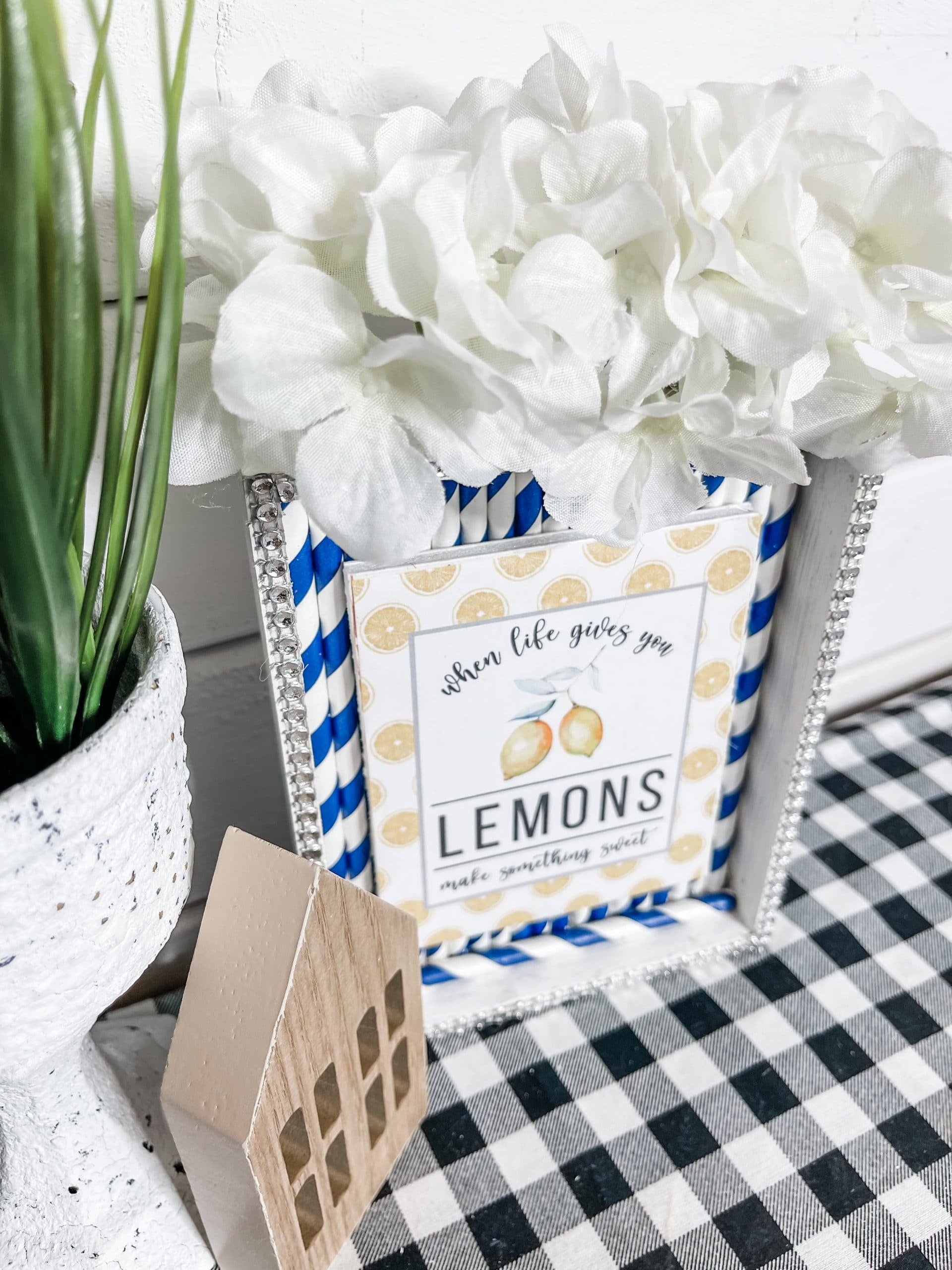 3 Lemon Printable DIY Decor Ideas for a Tiered Tray