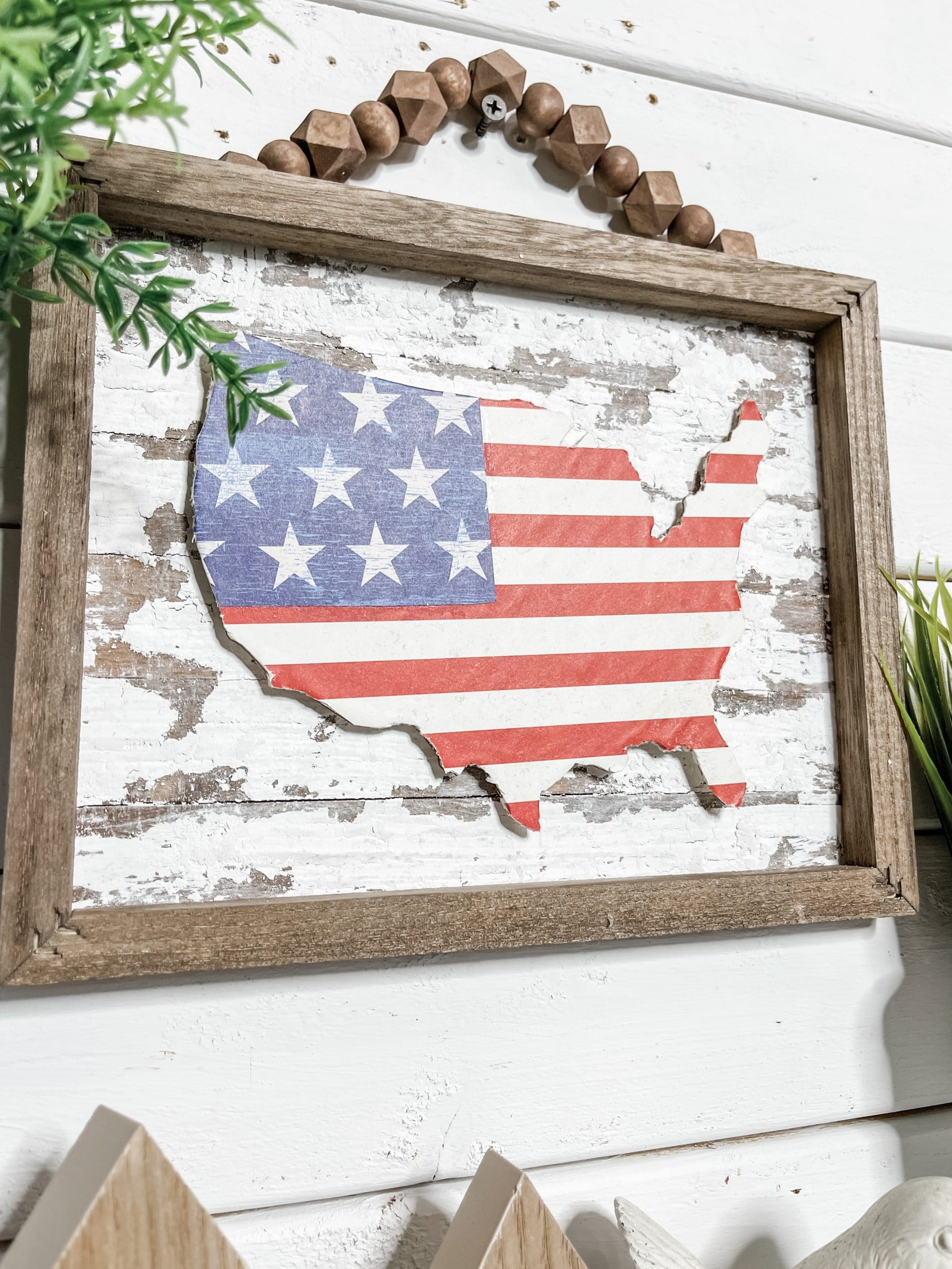 Chippy USA Reverse Canvas DIY Home Decor