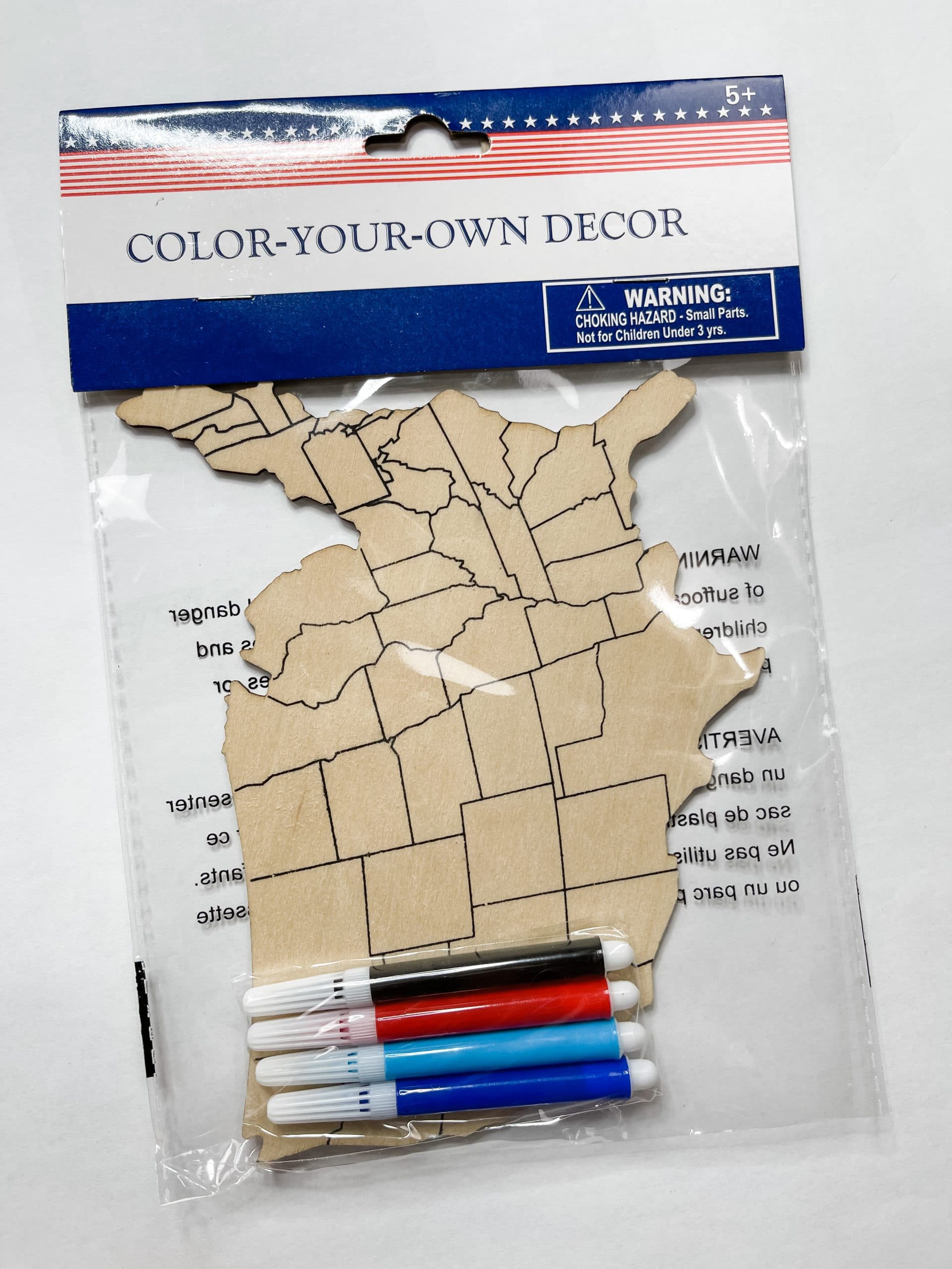 Dollar Tree Color Your Own USA