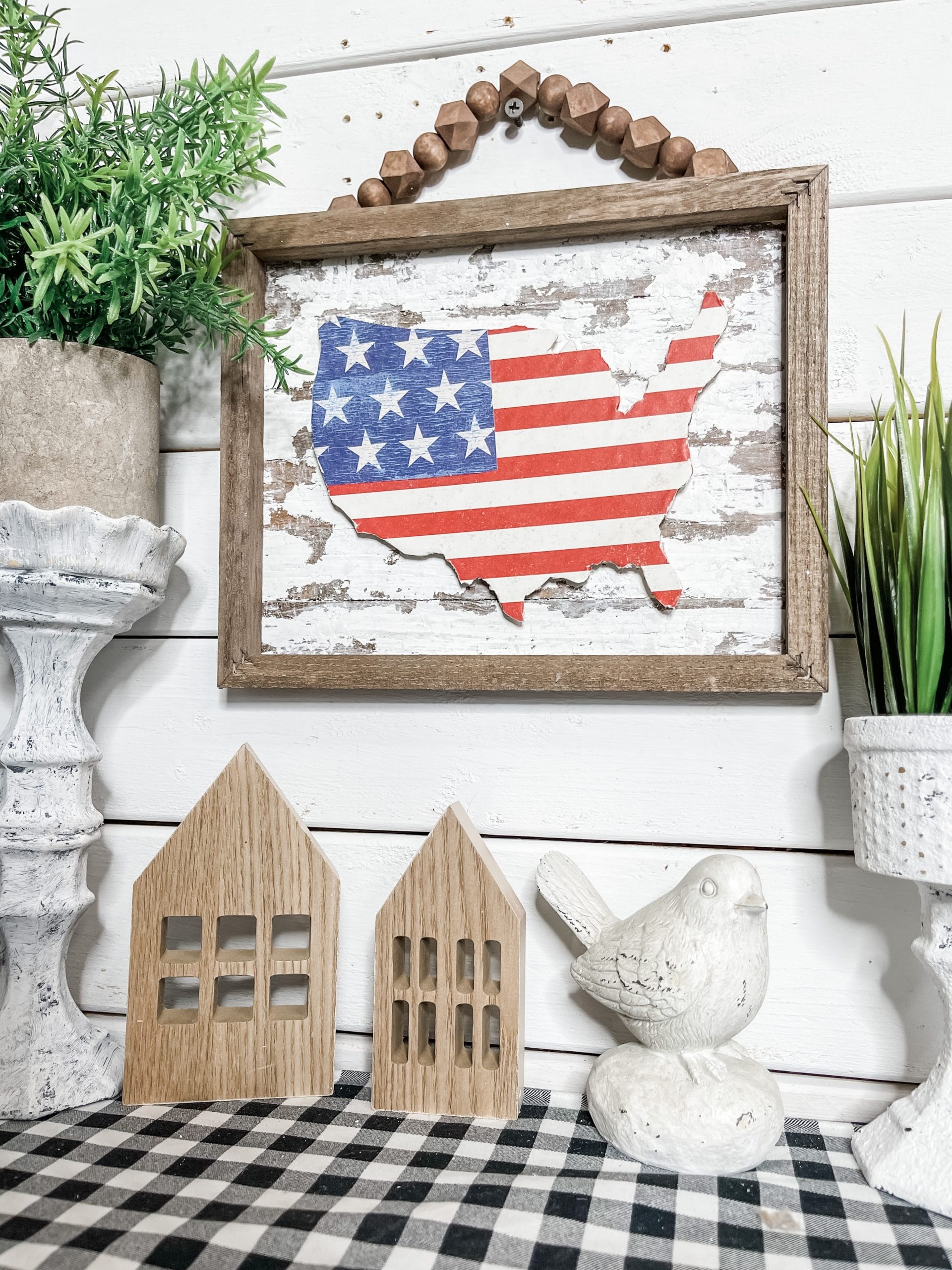 Chippy USA Reverse Canvas DIY Home Decor