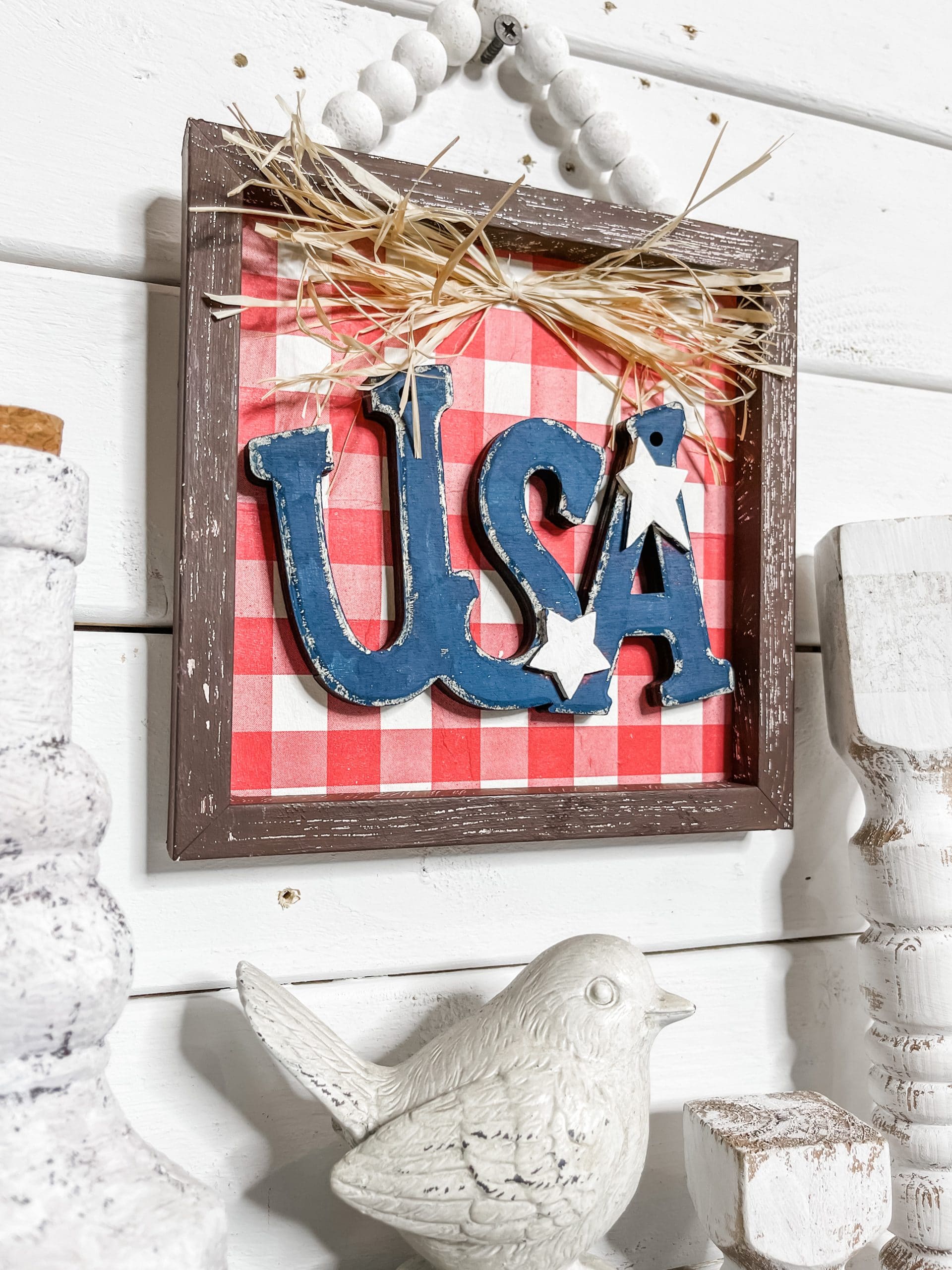 Farmhouse DIY 4th of July Decor