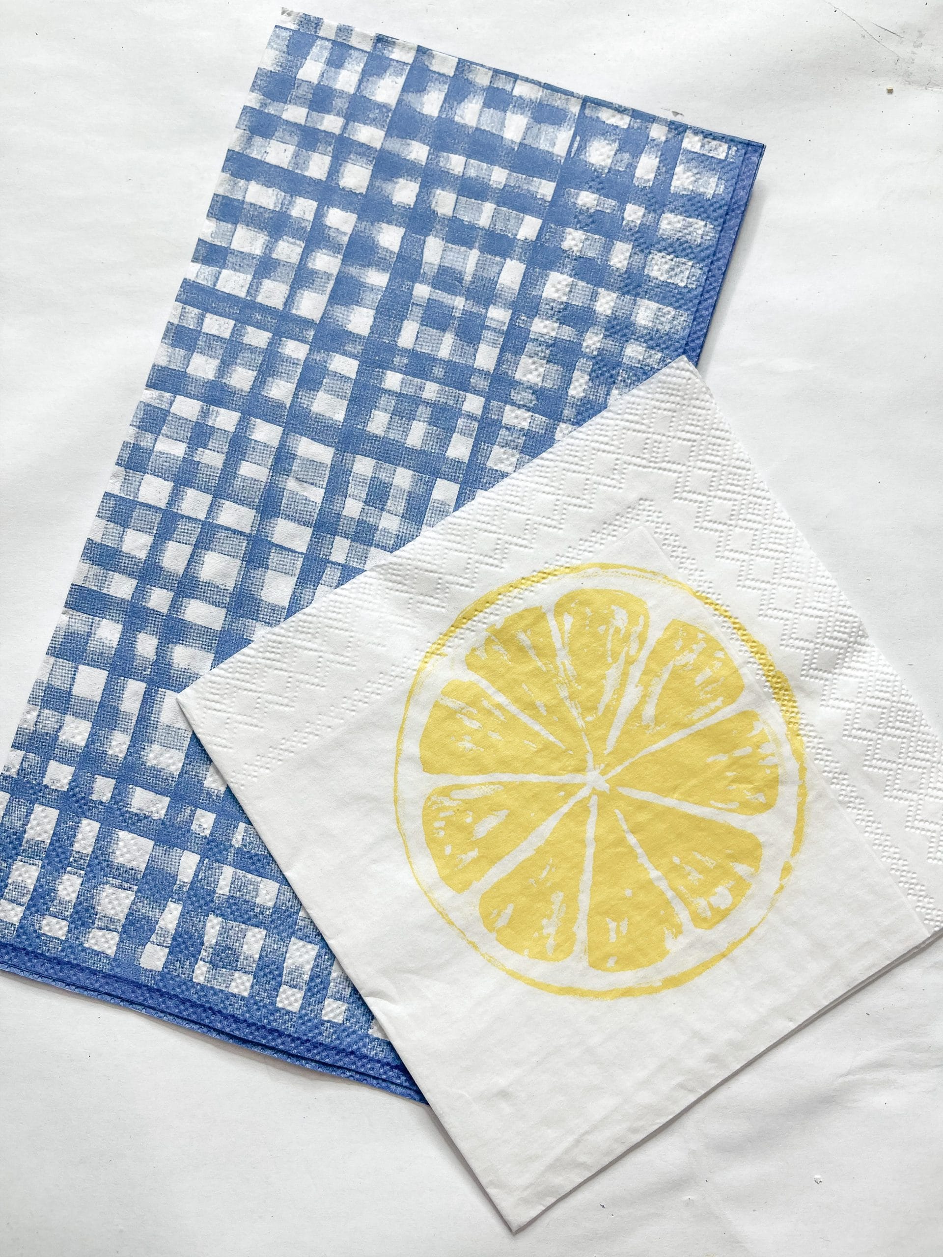 Mini DIY Lemon Napkin Sign