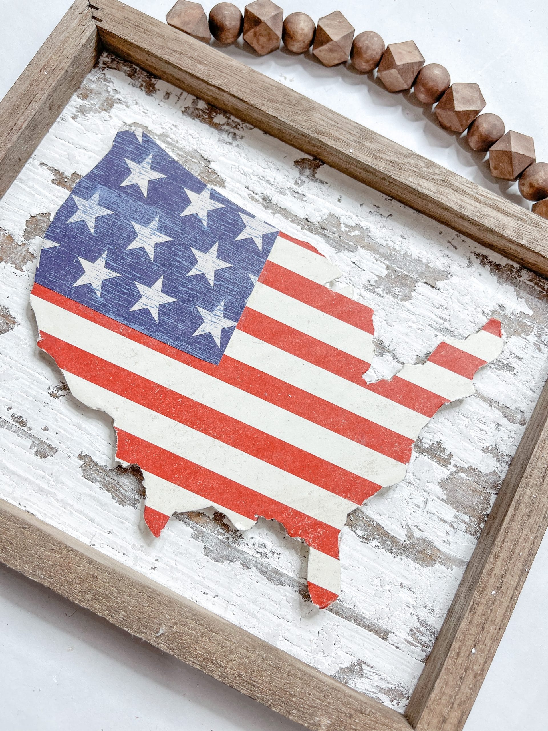 Chippy USA Reverse Canvas DIY Home Decor