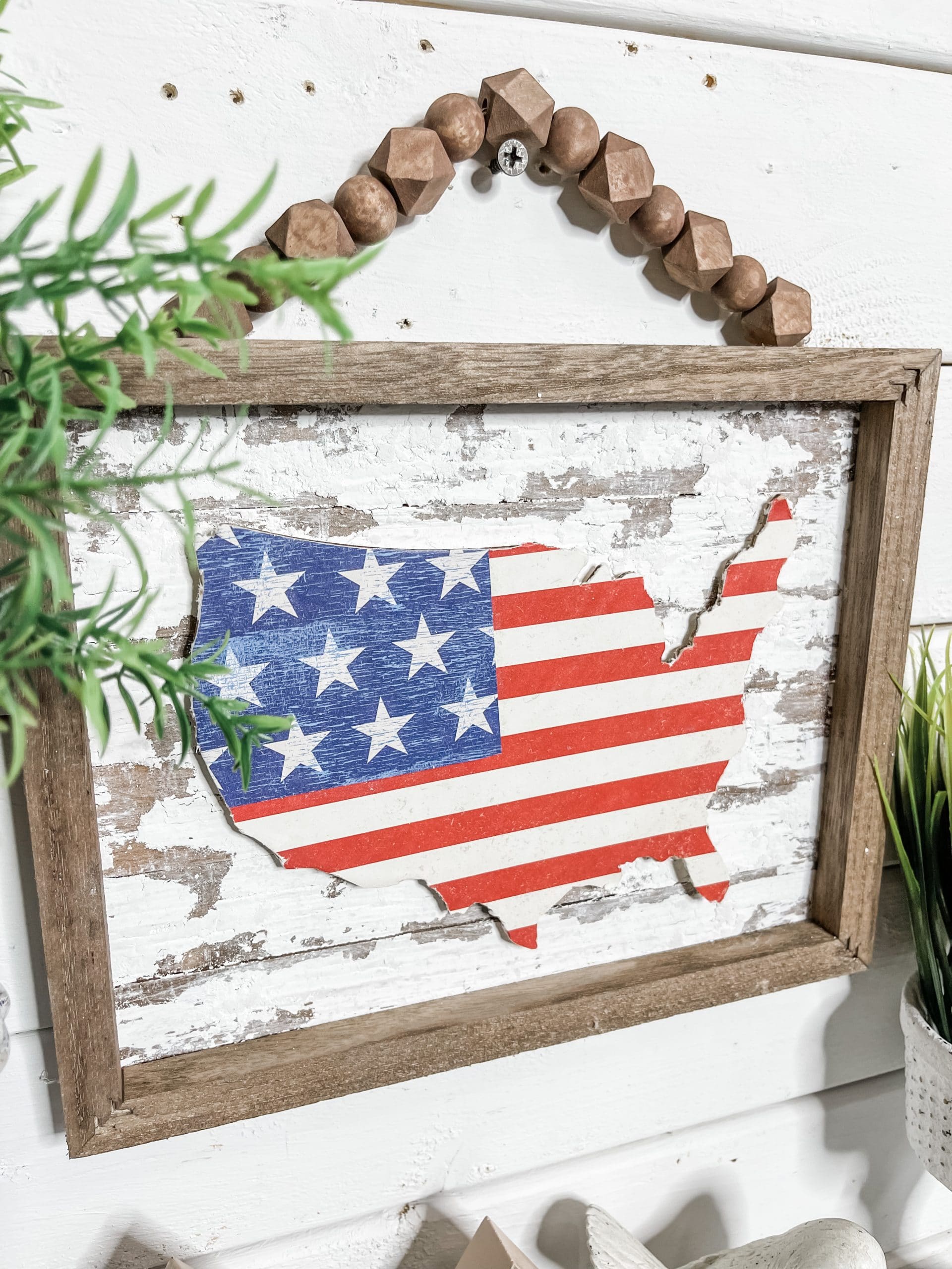 Chippy USA Reverse Canvas DIY Home Decor