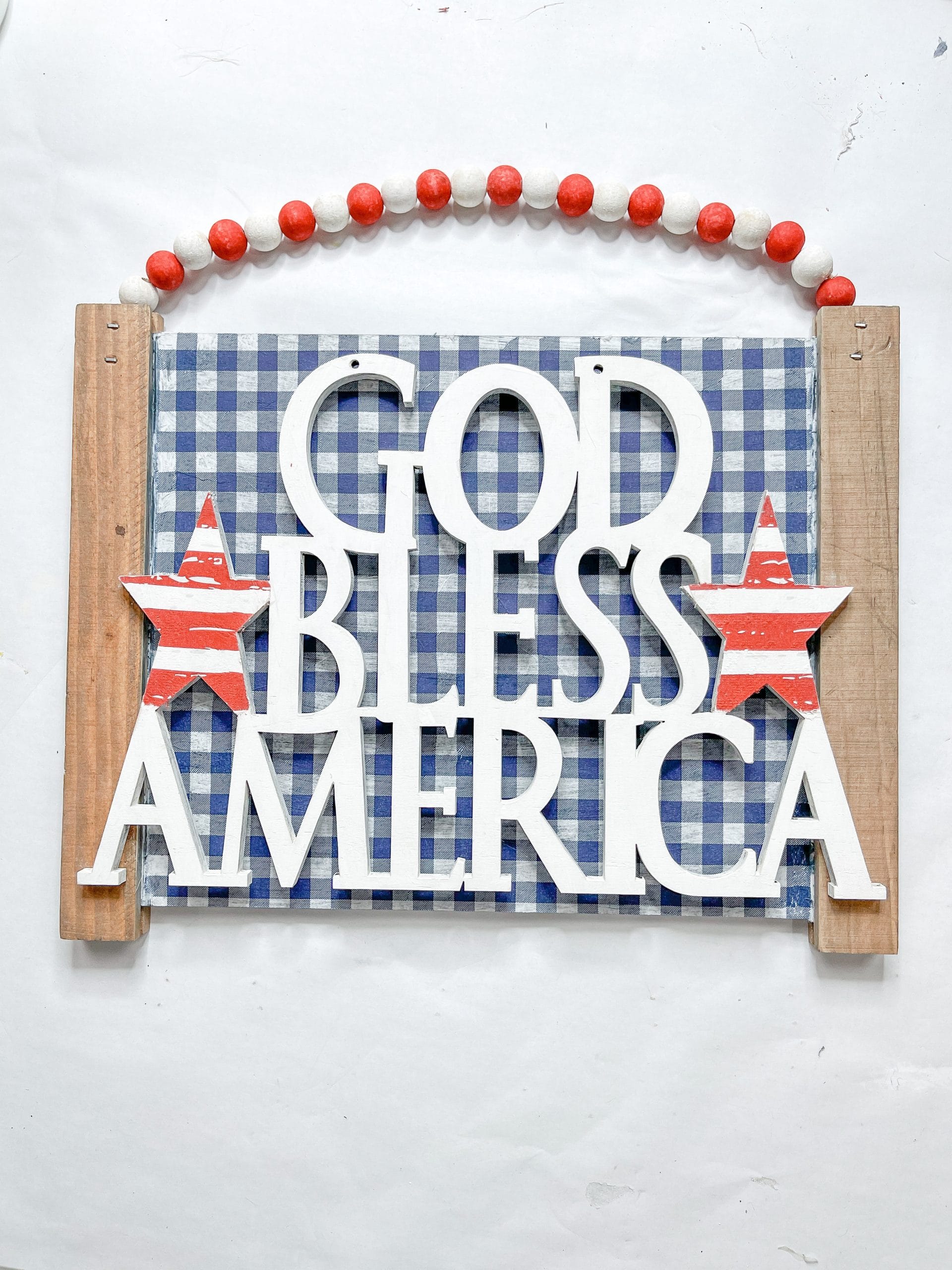 DIY God Bless America Sign