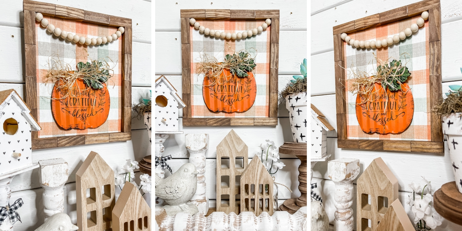 DIY Fall Pumpkin Rustic Home Decor