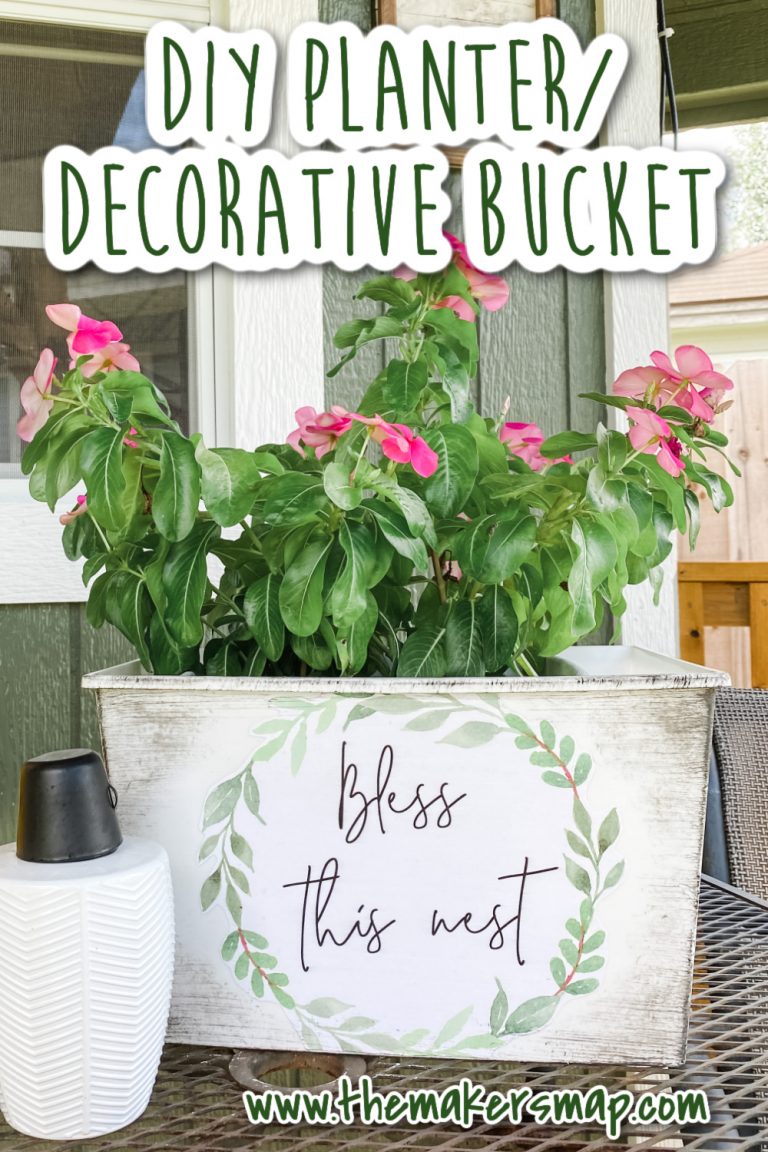 DIY Planter or Decorative Bucket - Easy DIY Tutorial