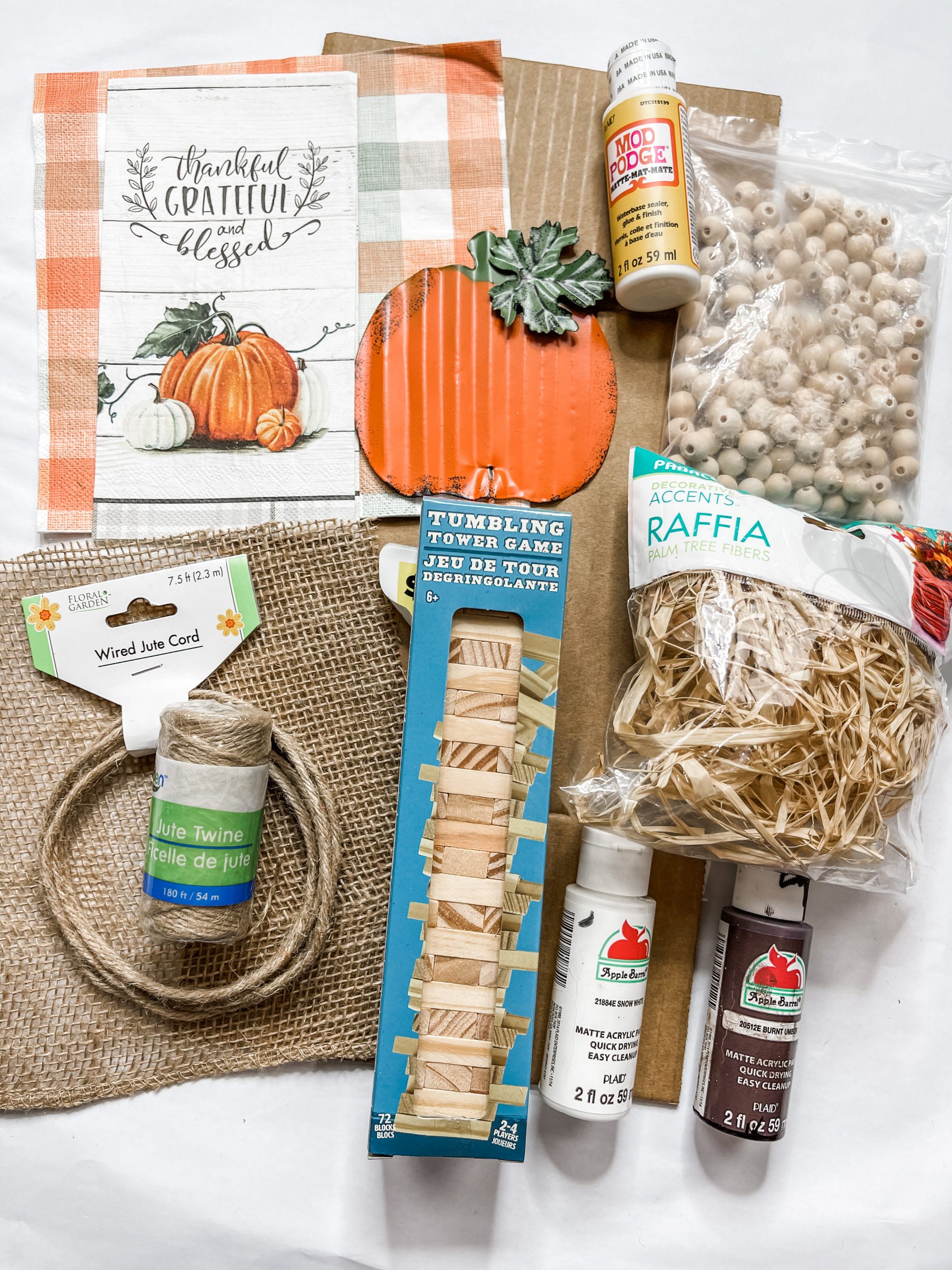 DIY Fall Pumpkin Rustic Home Decor