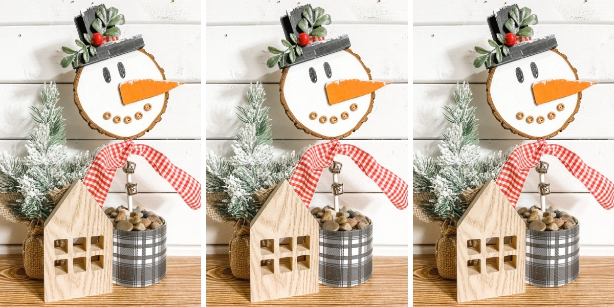 Snowman Topiary DIY