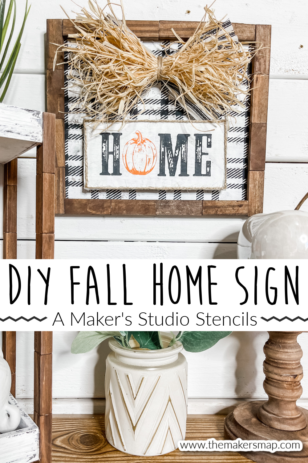 DIY Stenciled Home Fall Sign