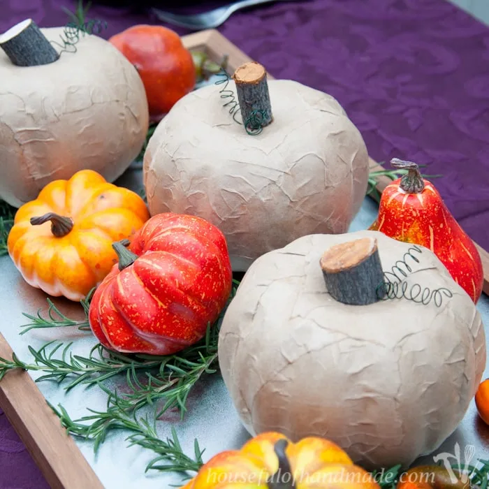 How to Decorate with Dollar Tree Foam Pumpkins