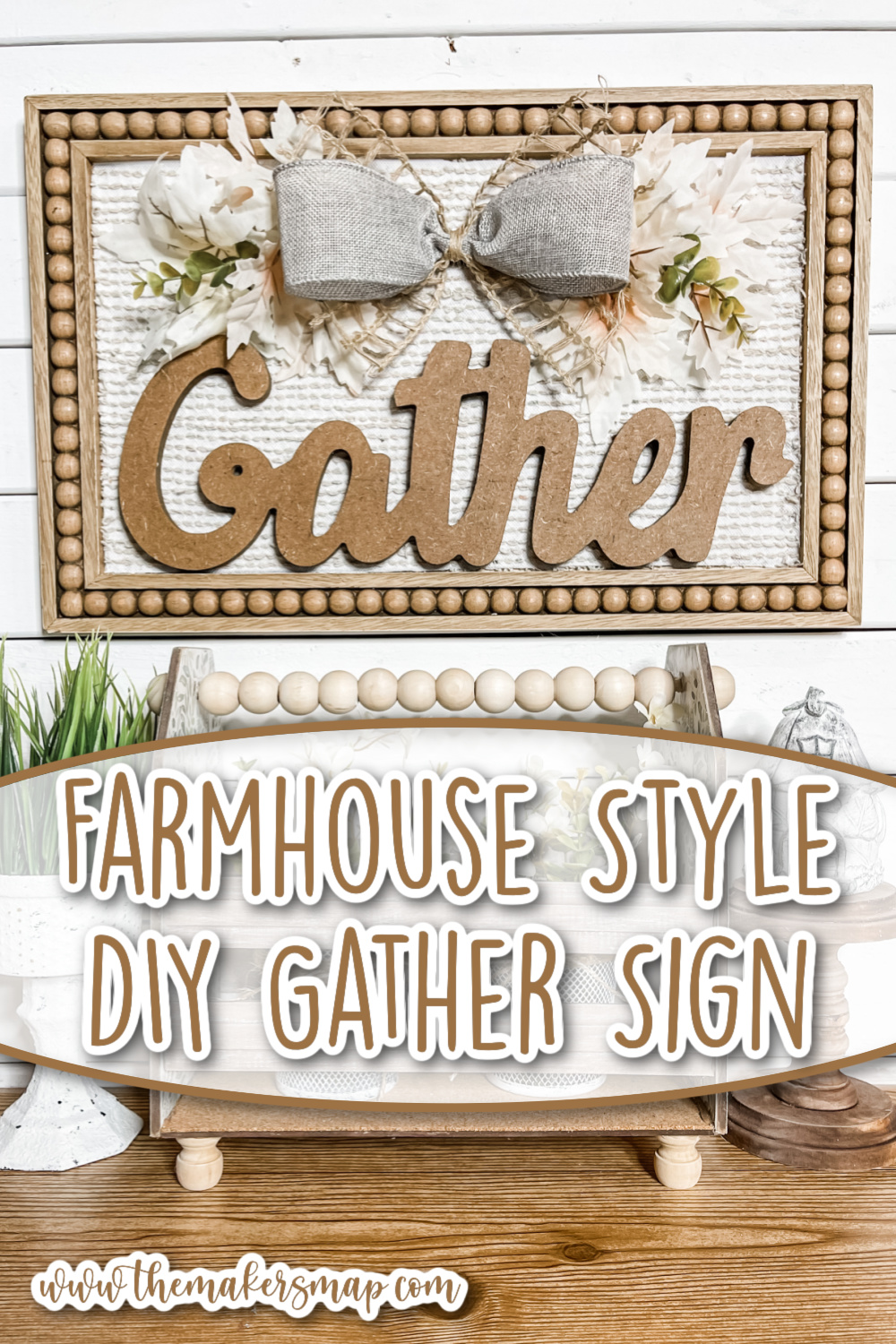 Farmhouse Style DIY Gather Sign