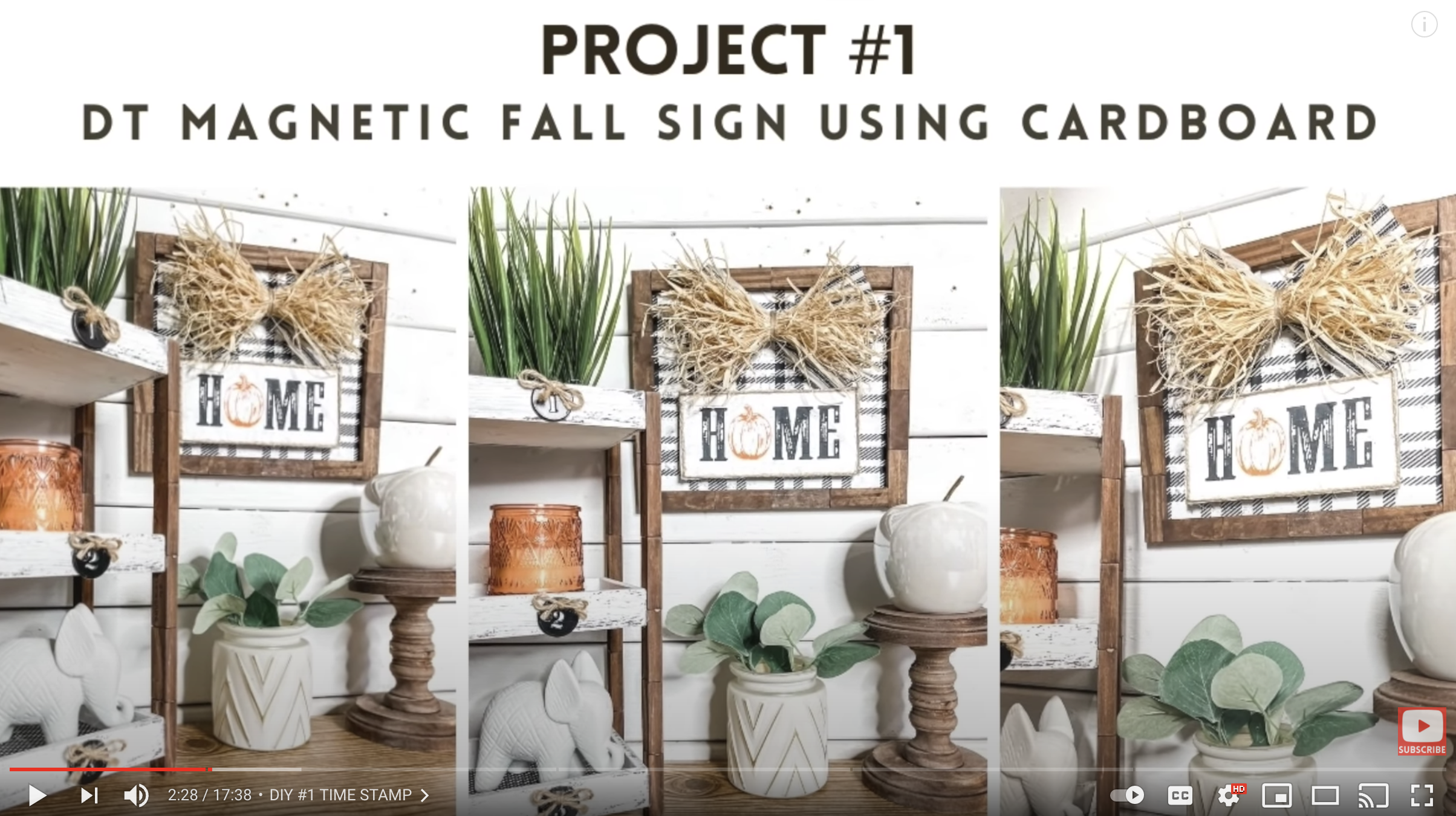 DIY Stenciled Home Fall Sign