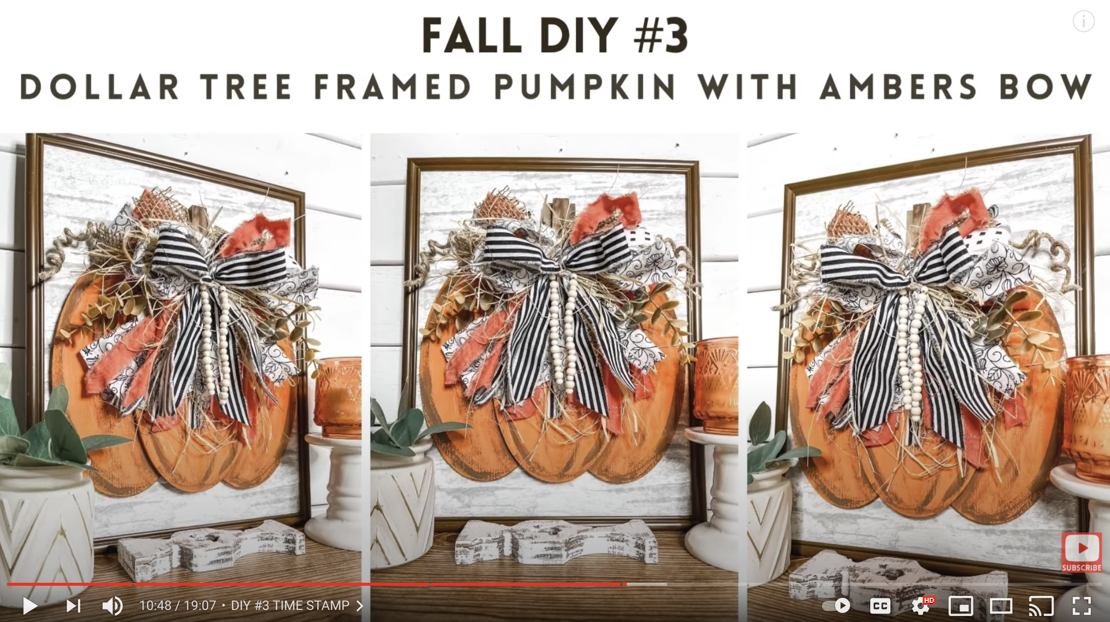 DIY Dimensional Pumpkin Sign