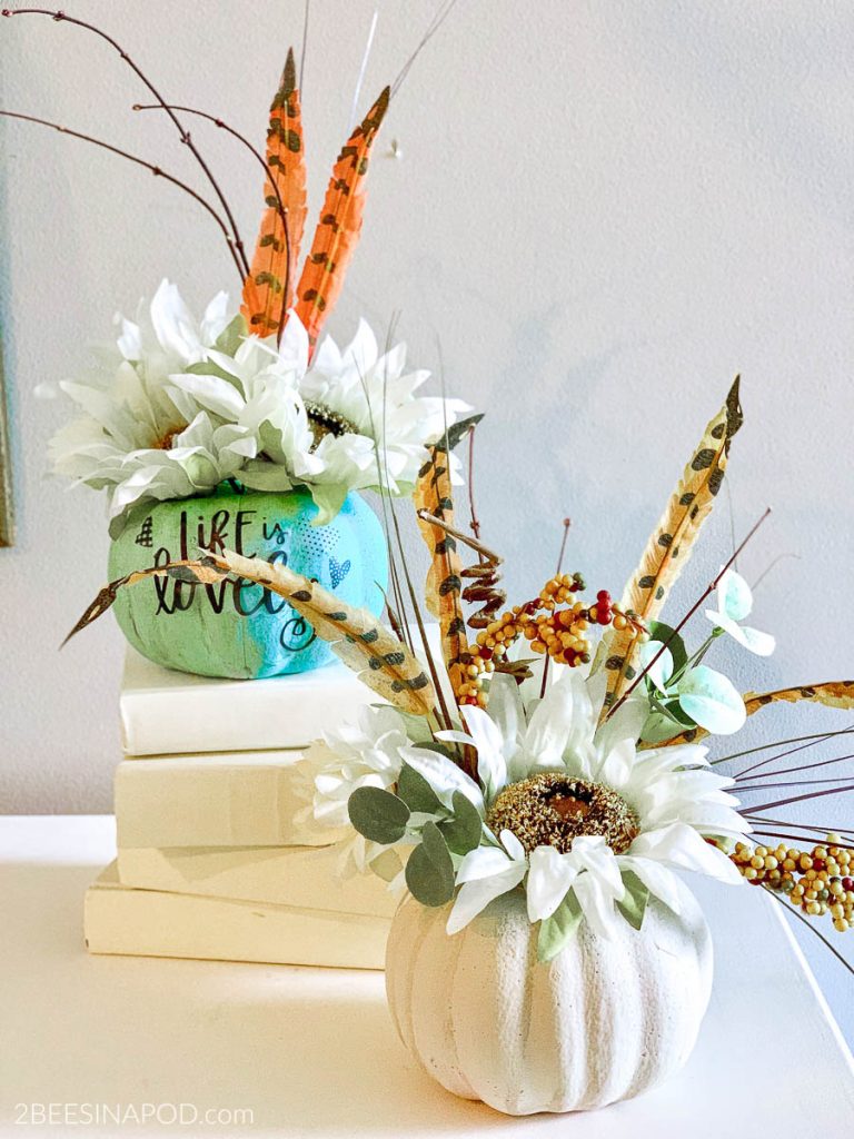 How to Decorate with Dollar Tree Foam Pumpkins