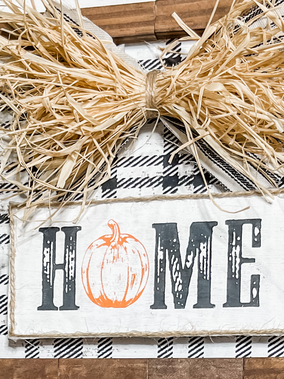 DIY Stenciled Home Fall Sign