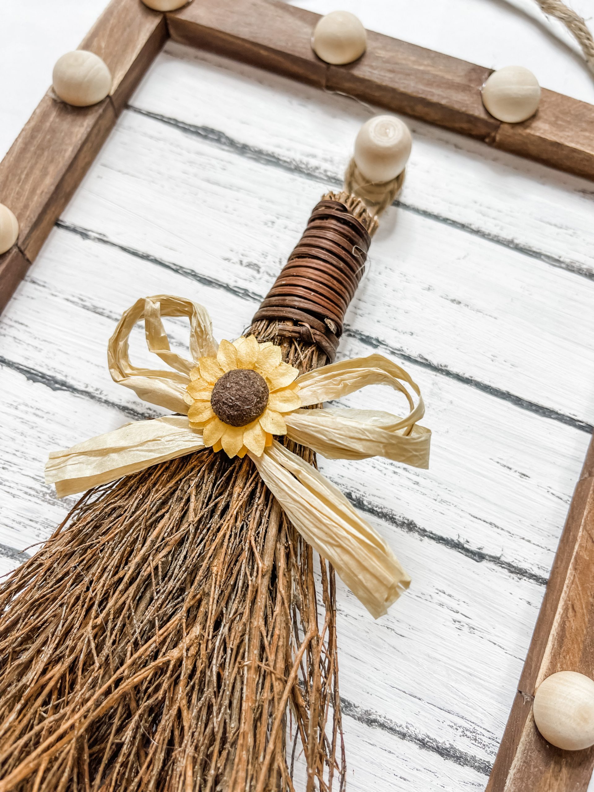 DIY Fall Home Decor with Pumpkin Spice Scented Broom