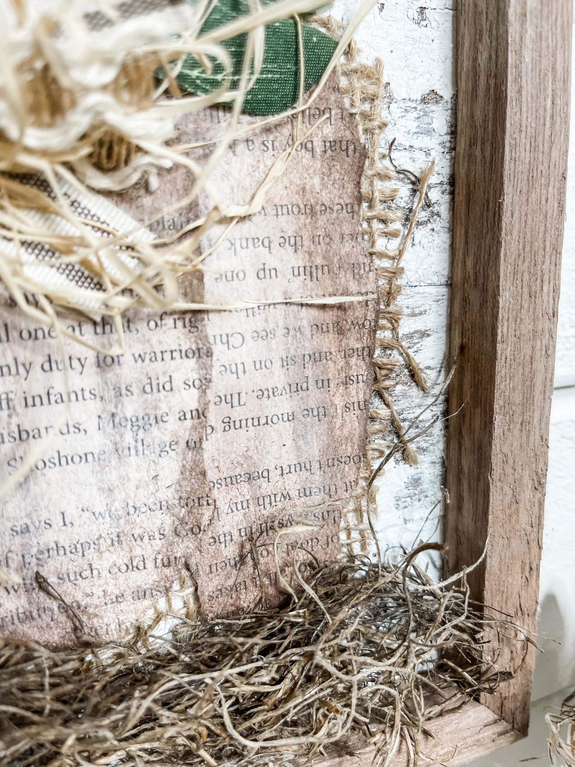 DIY Book Page Pumpkin - Vintage Inspired Fall Decor