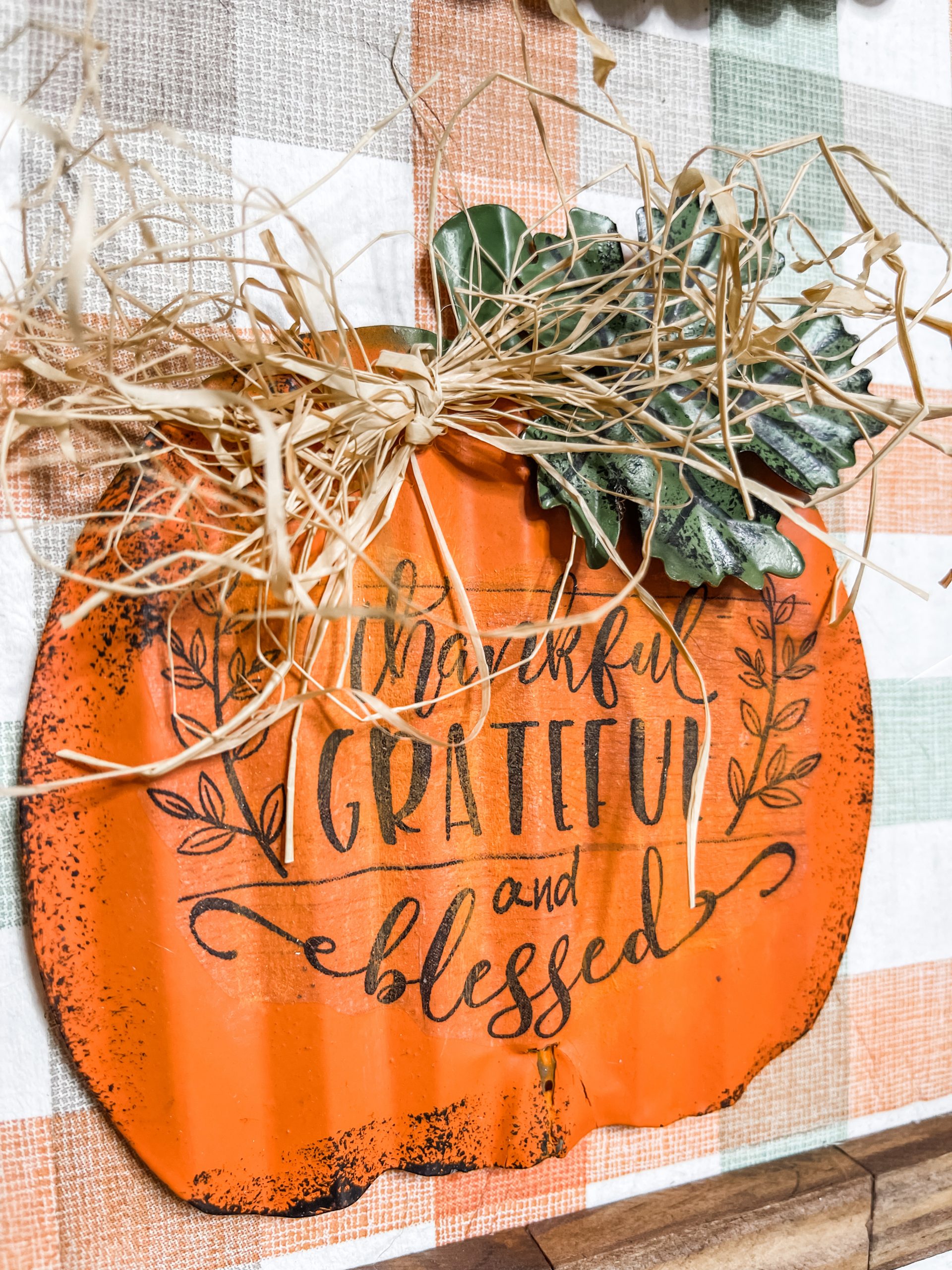 DIY Fall Pumpkin Rustic Home Decor