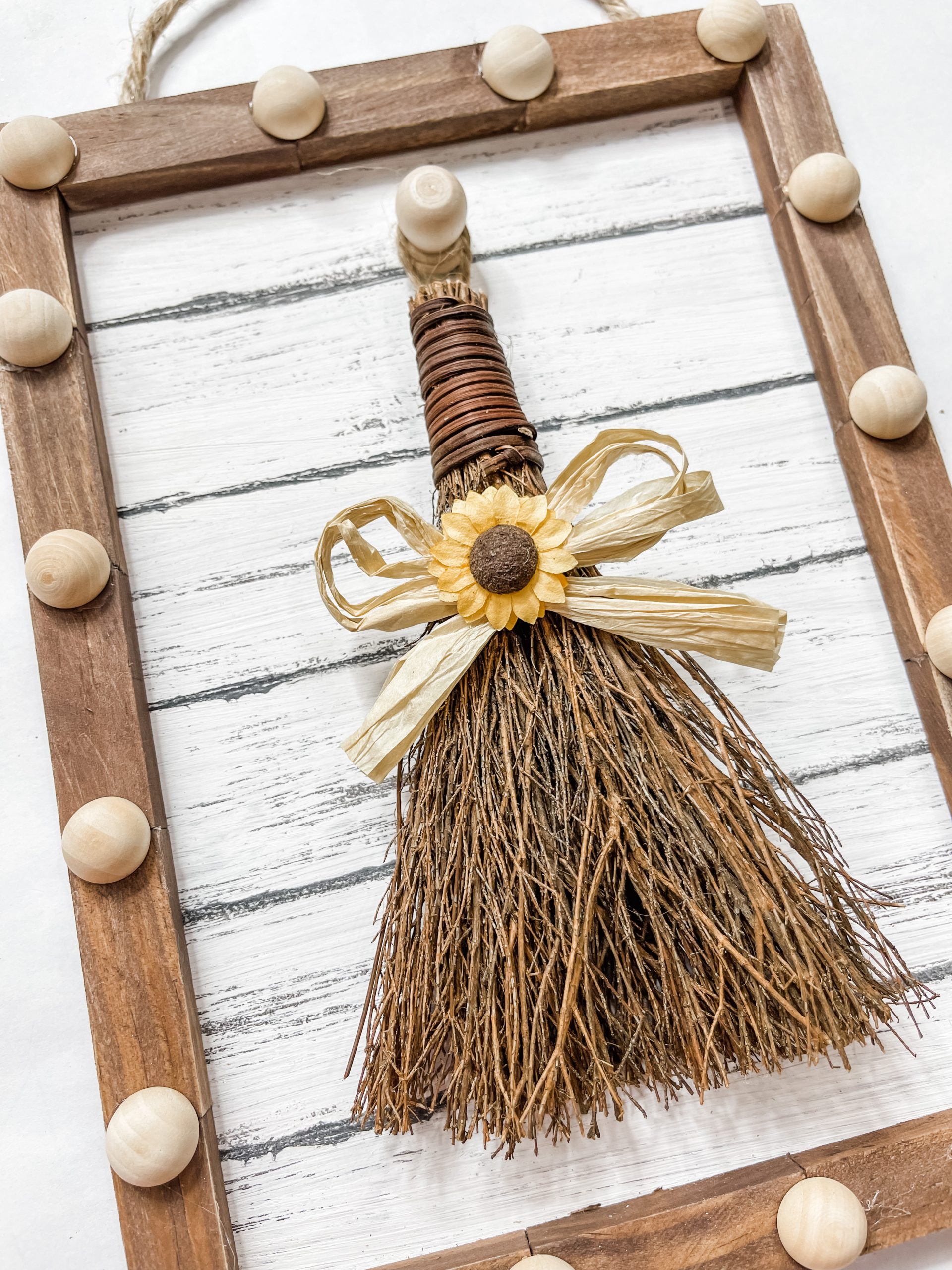 DIY Fall Home Decor with Pumpkin Spice Scented Broom