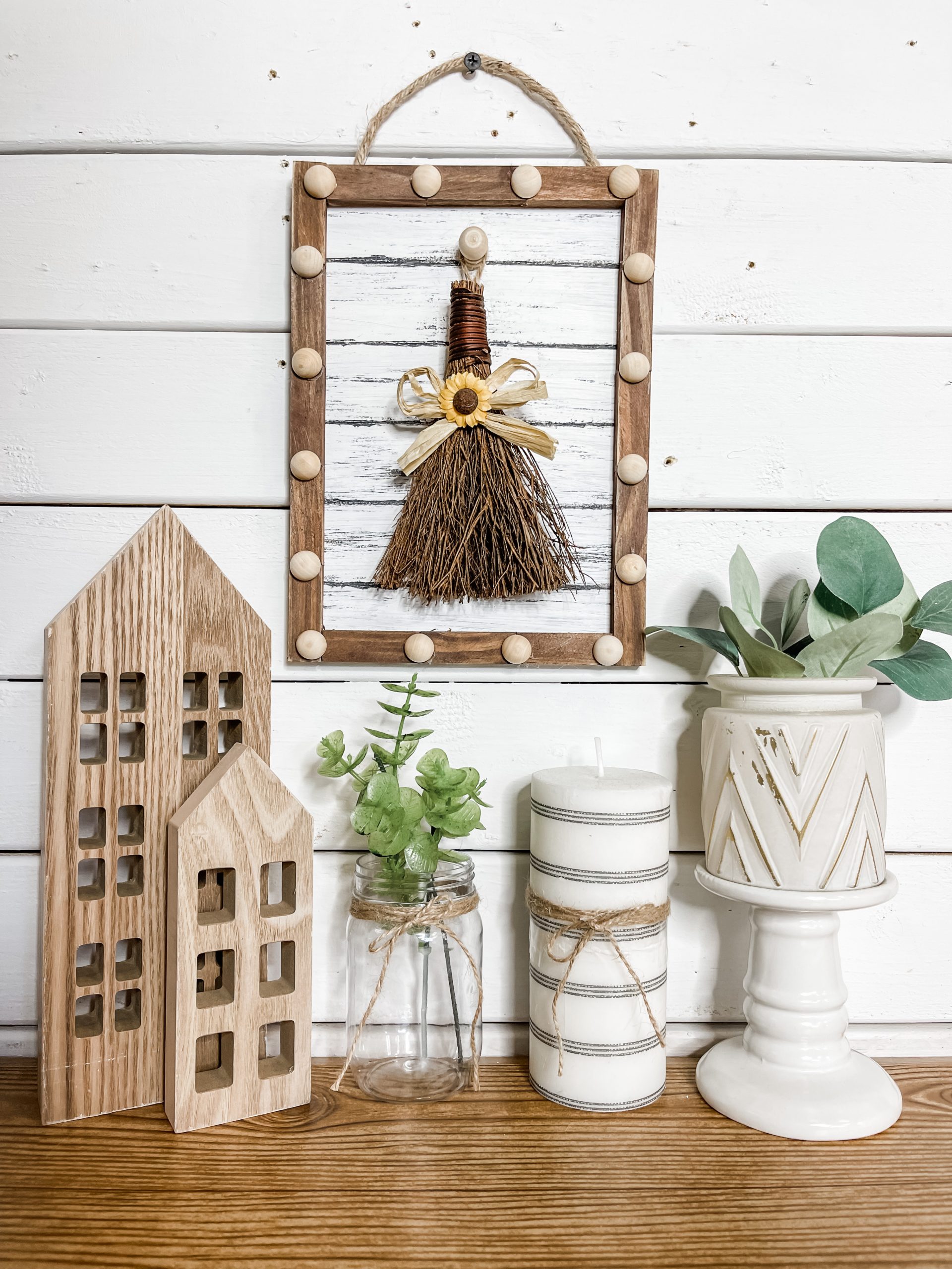 DIY Fall Home Decor with Pumpkin Spice Scented Broom