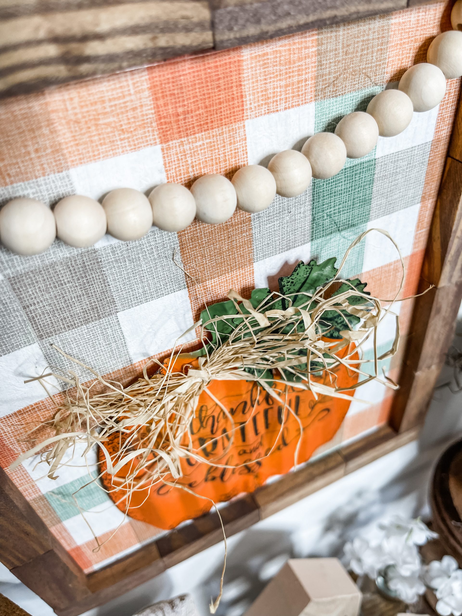 DIY Fall Pumpkin Rustic Home Decor