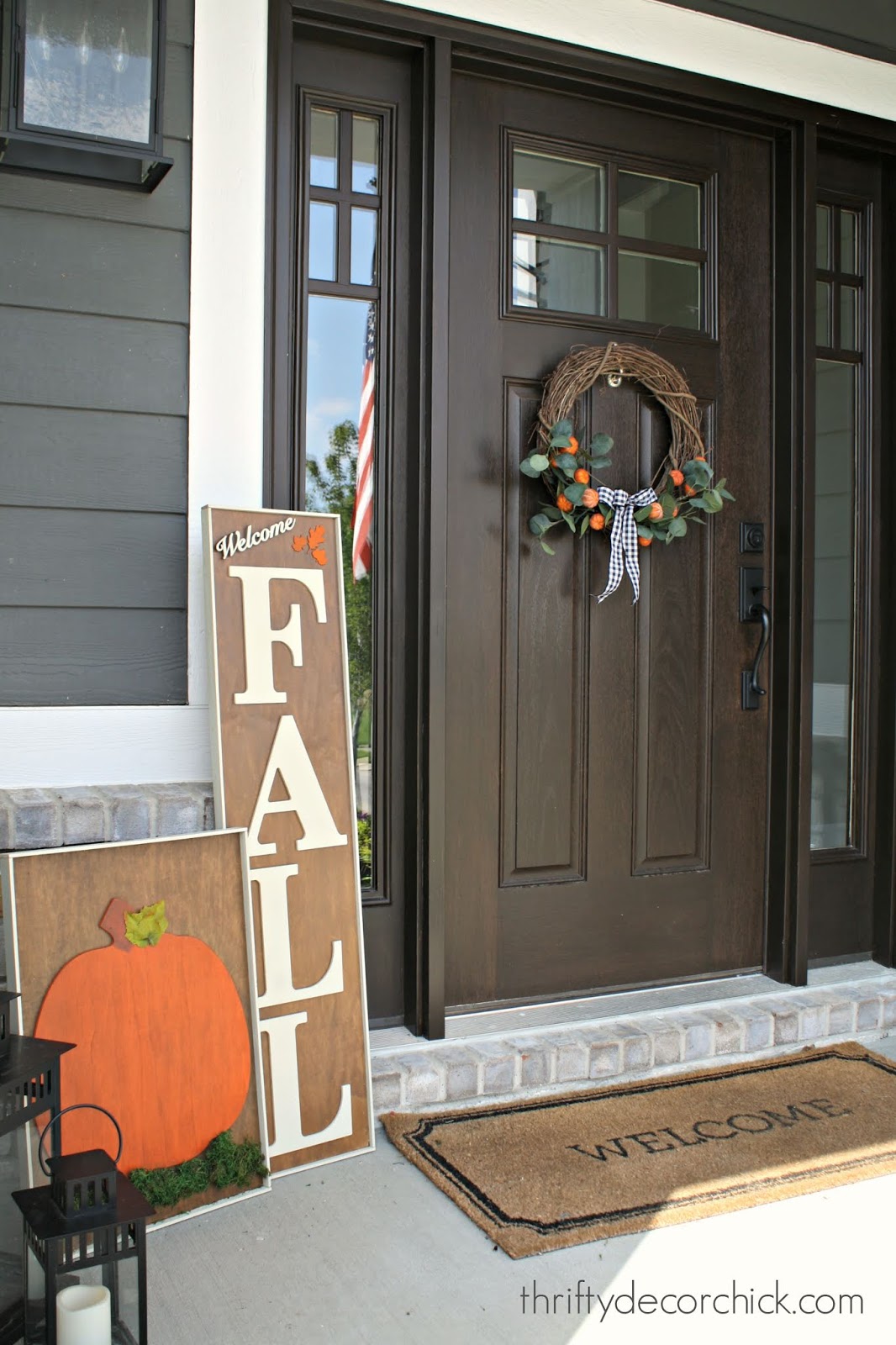 Front Porch and Outdoor Fall Decor Ideas