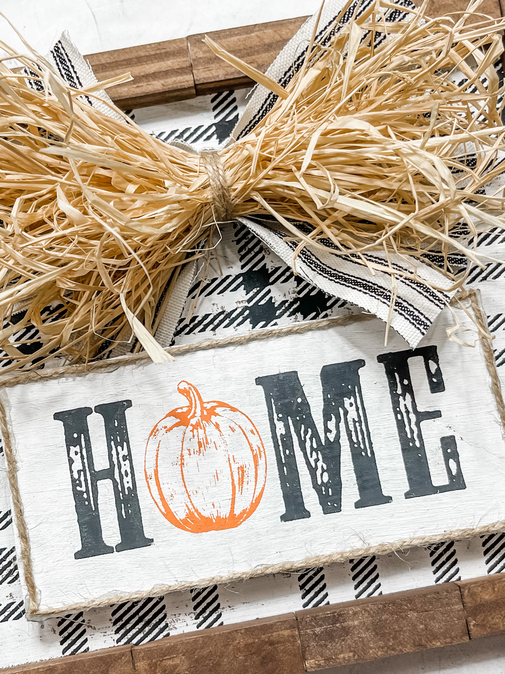 DIY Stenciled Home Fall Sign