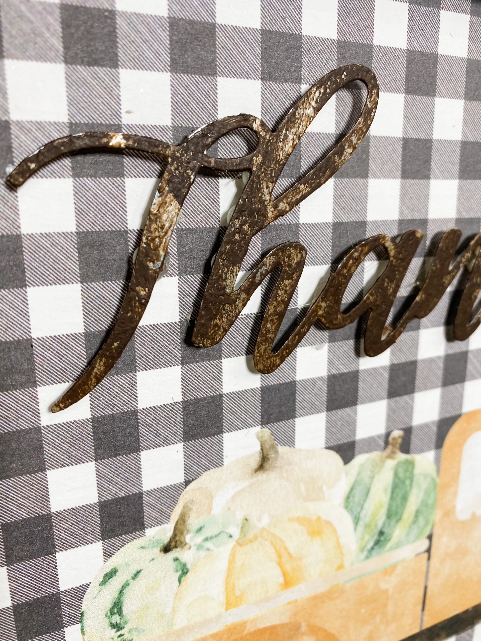 Thankful Sign with Fall Truck Printable