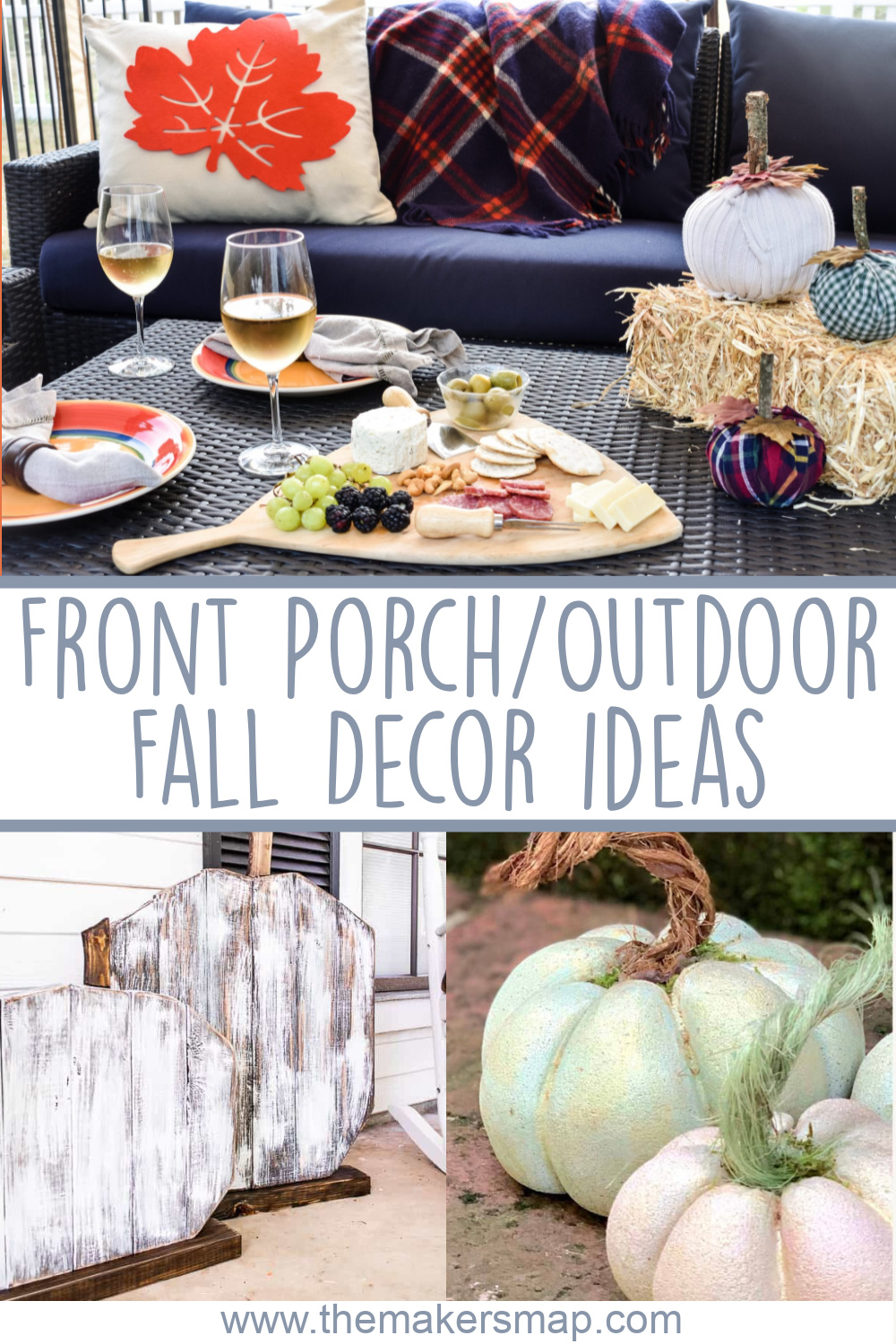 Front Porch and Outdoor Fall Decor Ideas