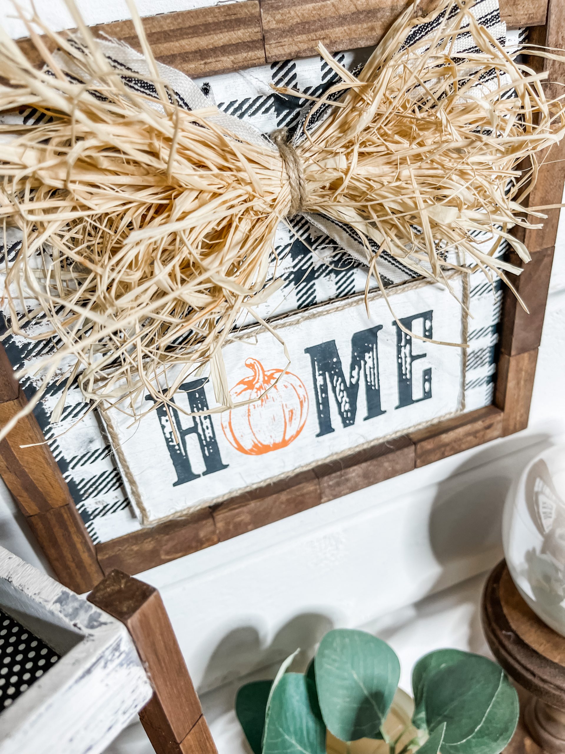 DIY Stenciled Home Fall Sign