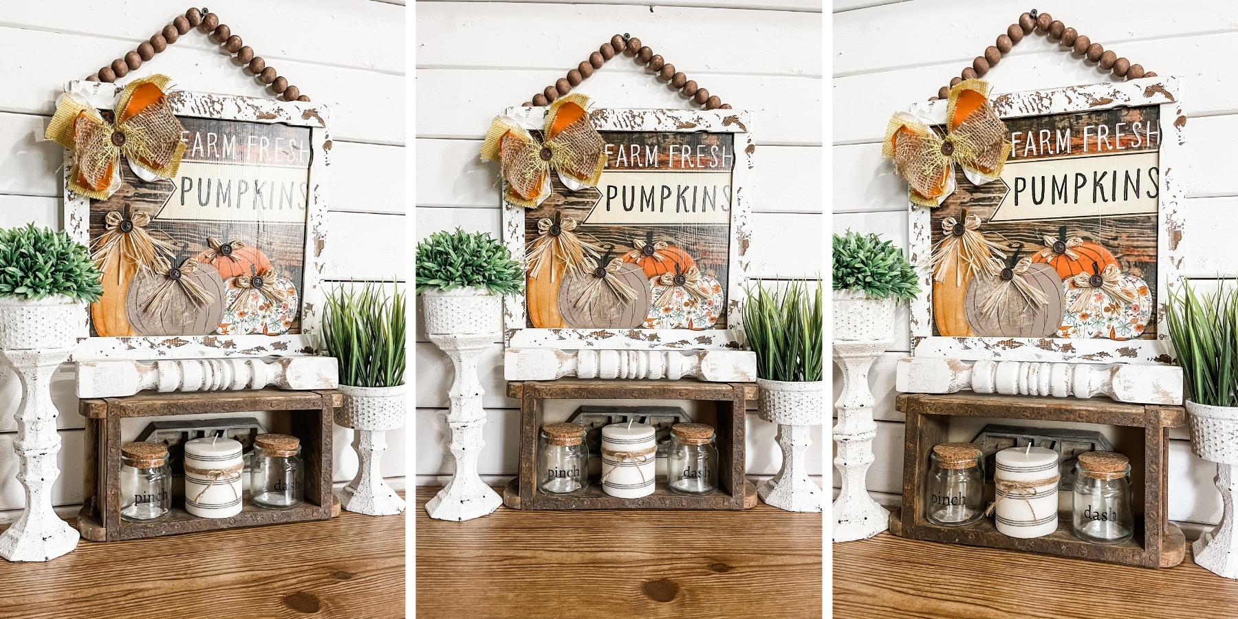 DIY Chippy Farm Fresh Pumpkins Sign