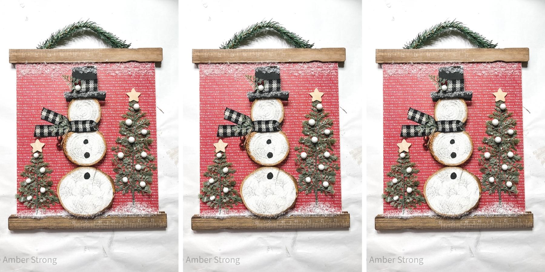 DIY Christmas Snowman Decor