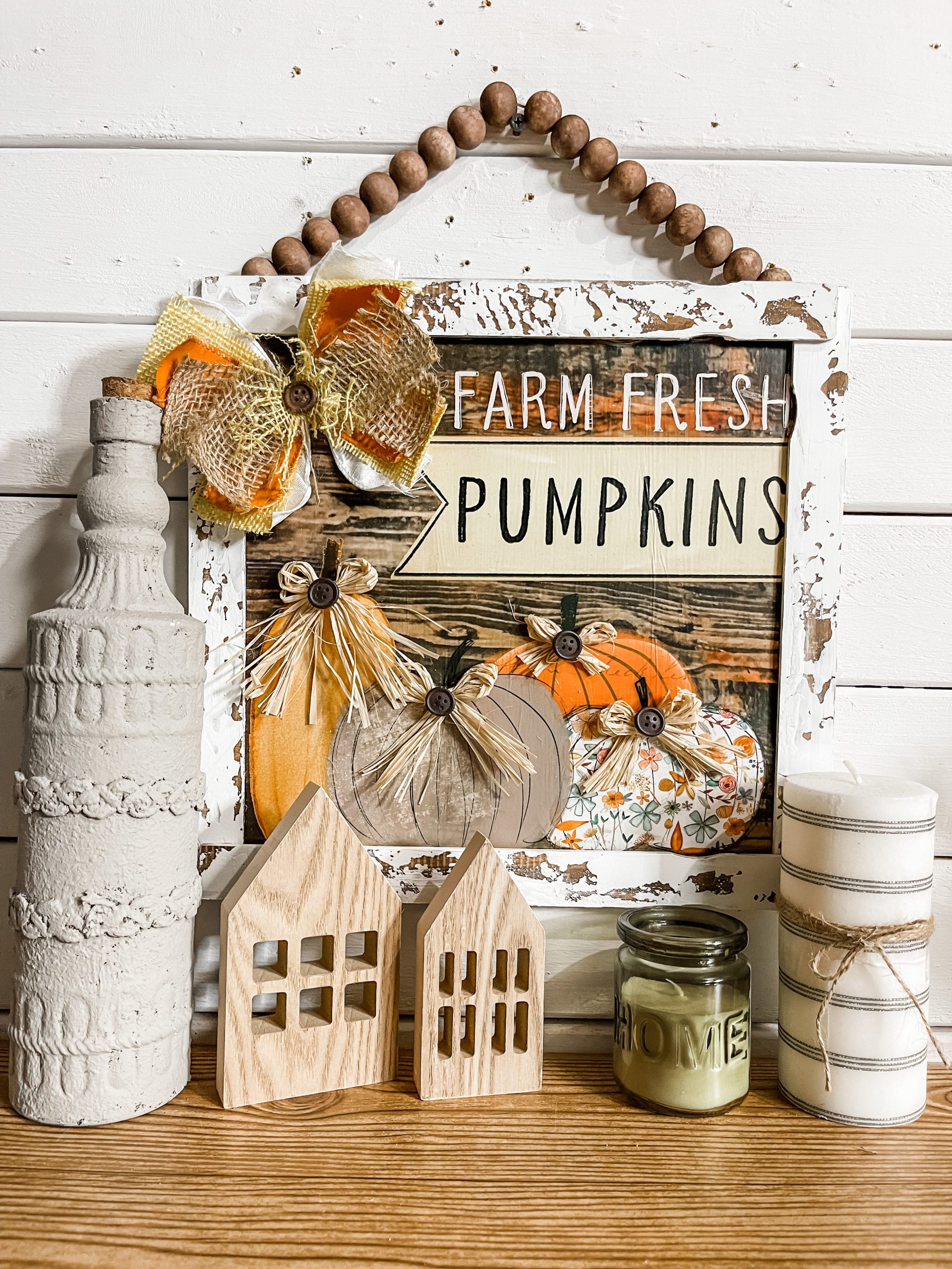 DIY Chippy Farm Fresh Pumpkins Sign