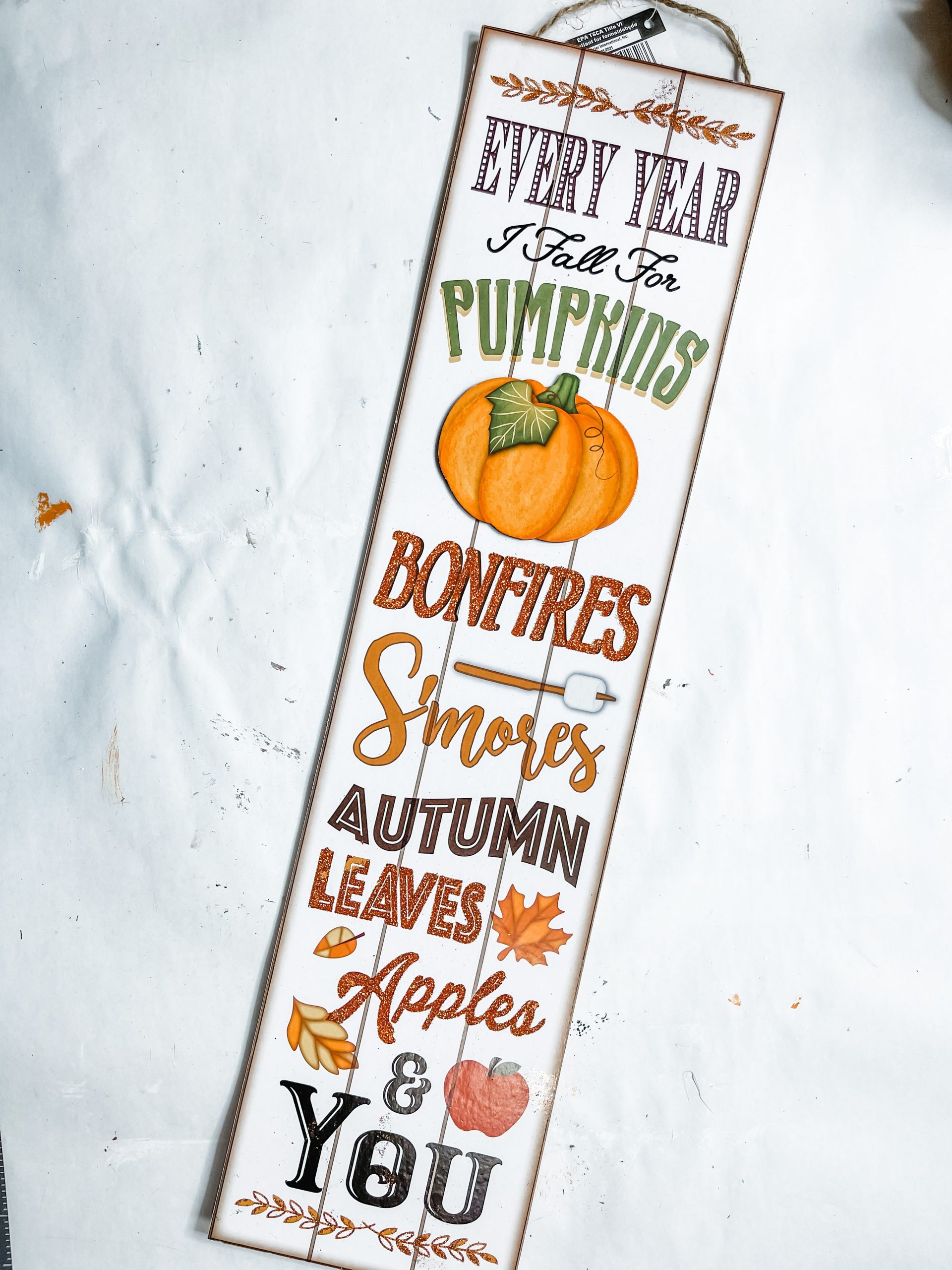 Dollar Tree DIY Pumpkin Patch Shelf Sitter