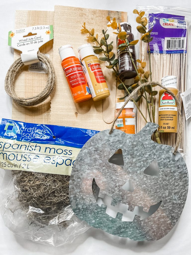 DIY Metal JackOLantern Sign