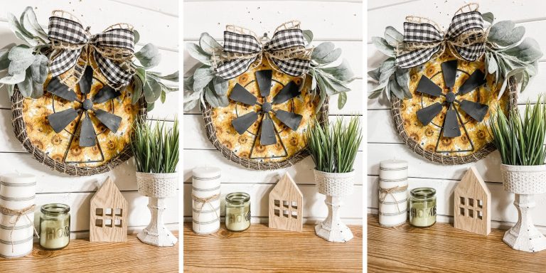 Sunflower Napkin DIY Farmhouse Decor
