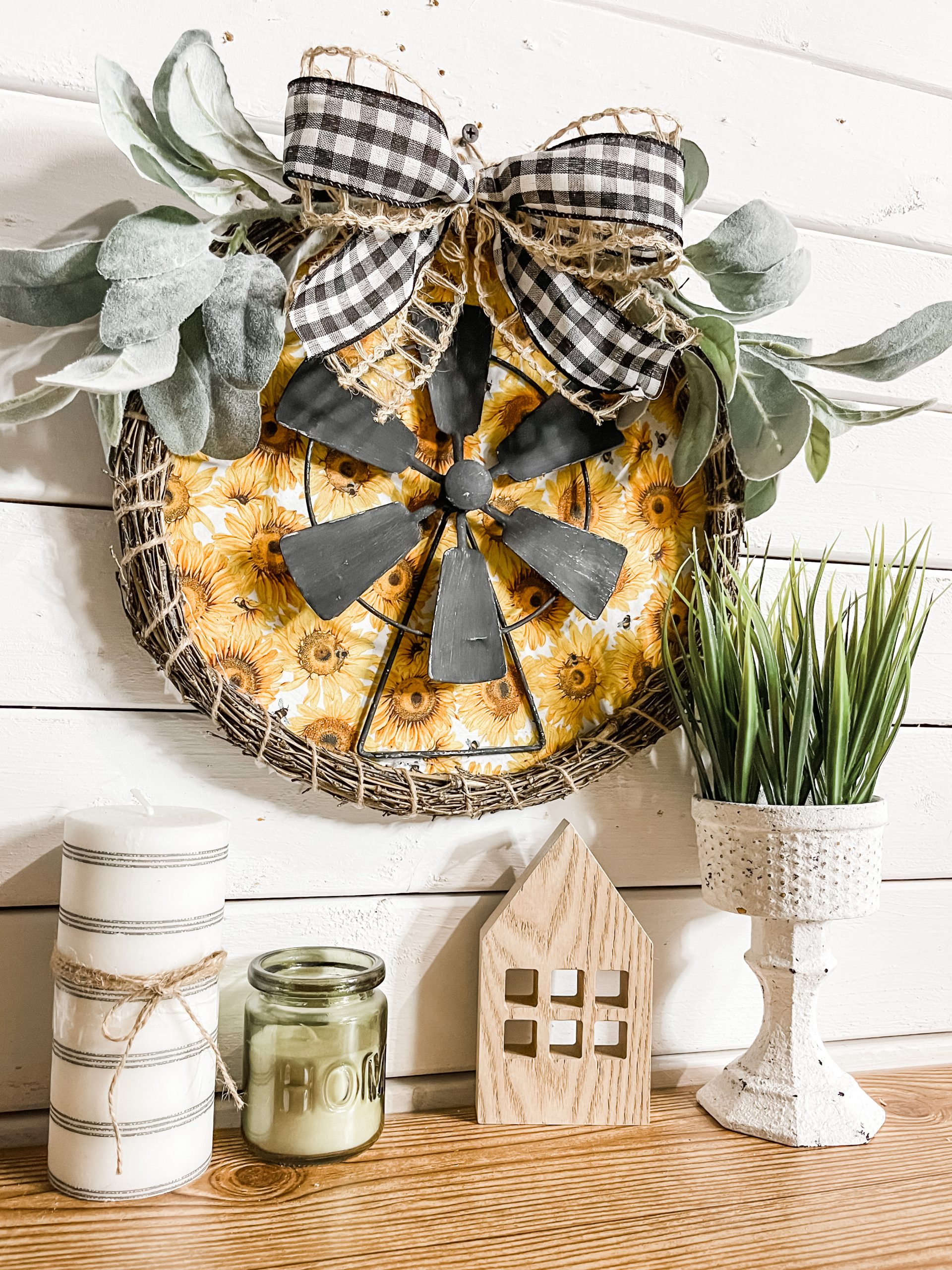 Sunflower Napkin DIY Farmhouse Decor