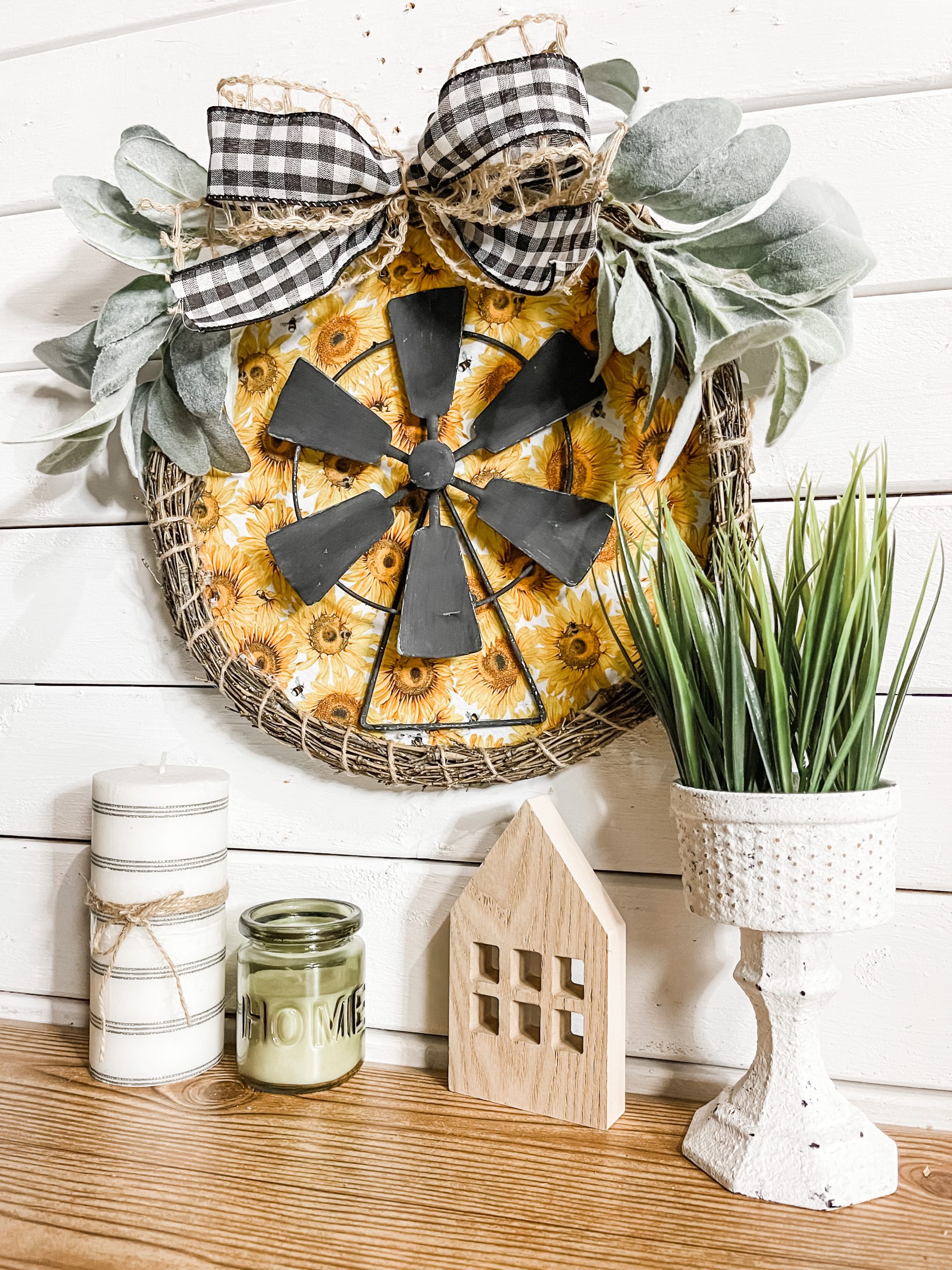 Sunflower Napkin DIY Farmhouse Decor