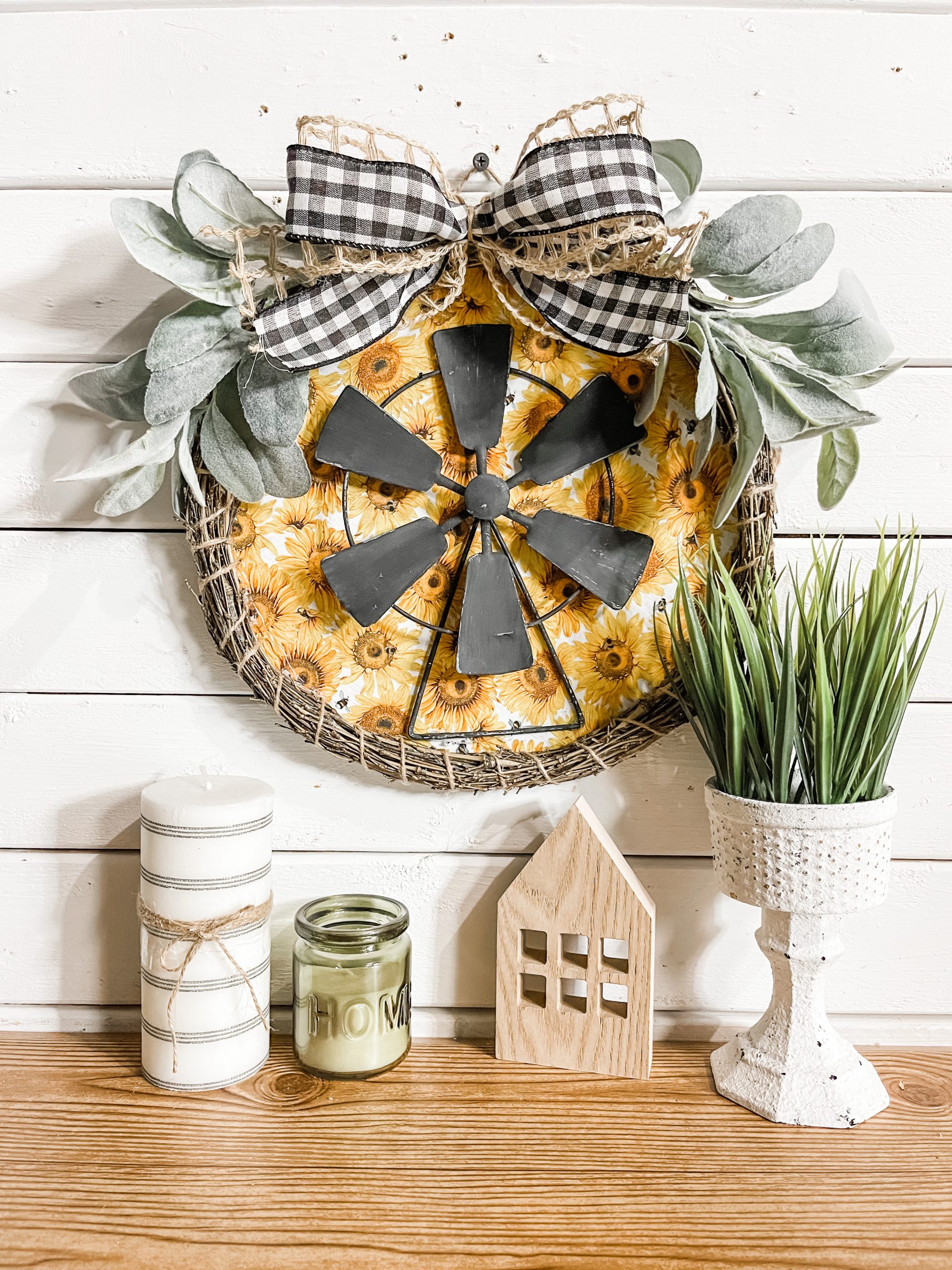 Sunflower Napkin DIY Farmhouse Decor