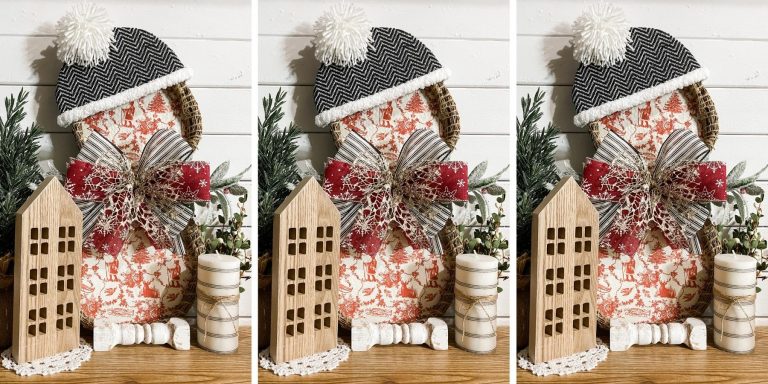DIY Wreath Snowman